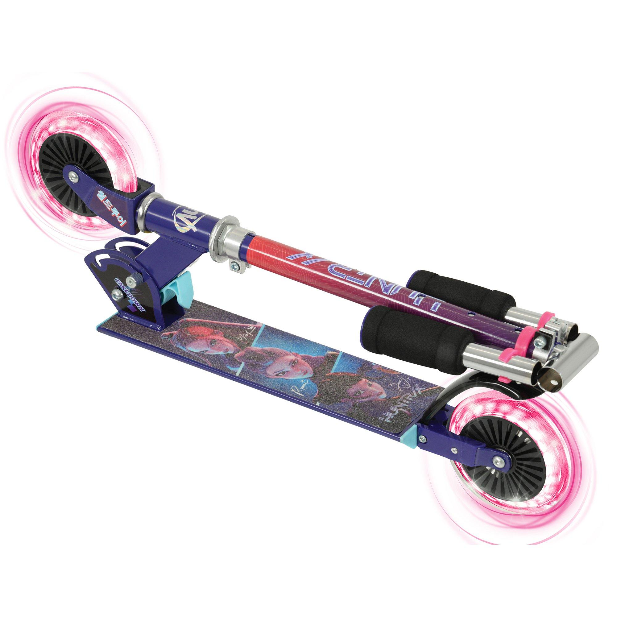 Multicoloured - K Pop Demon Hunters - K Pop Demon Hunters Folding Inline Scooter/LEDS - 10