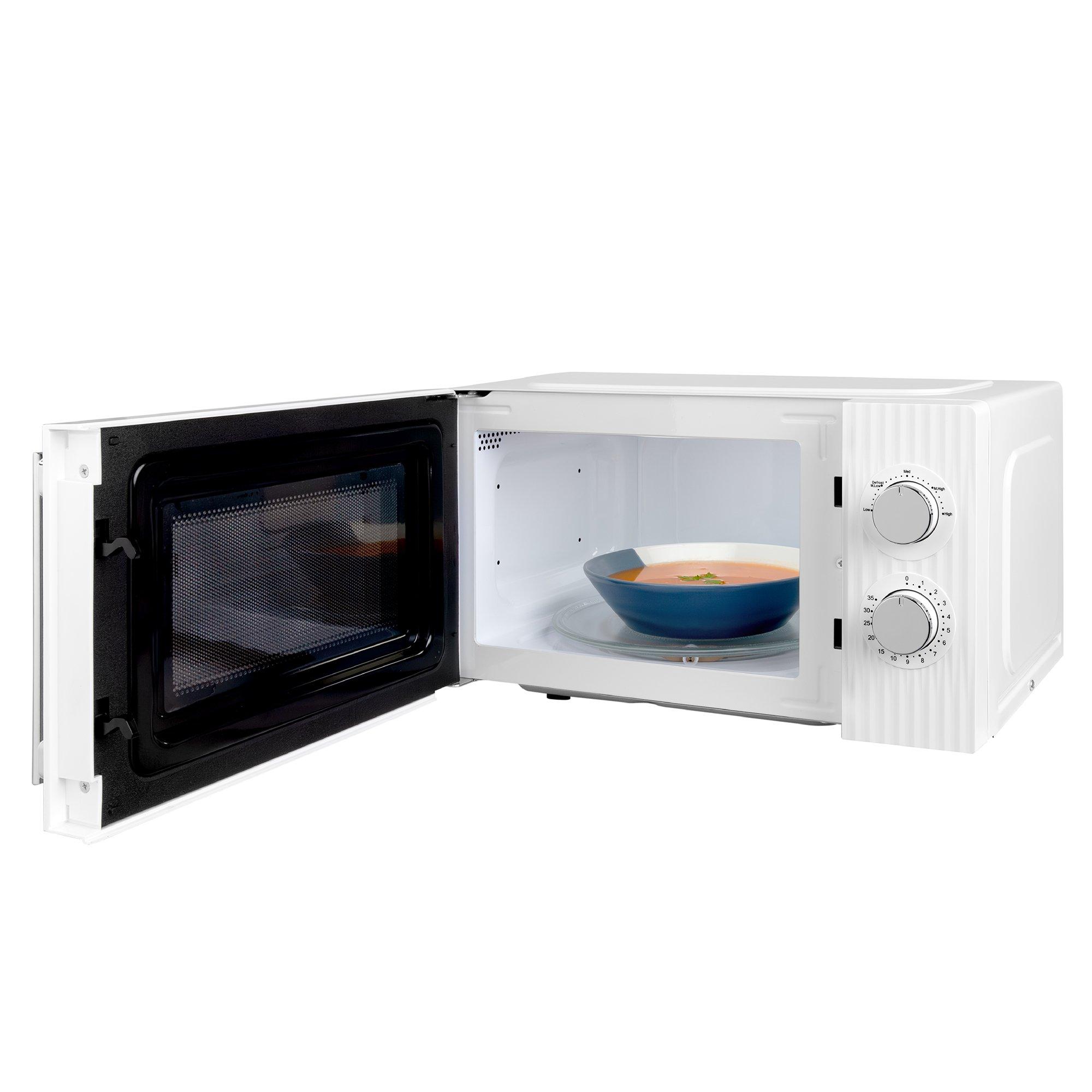 White - Russell Hobbs - RHMM725 Eden 17L White Manual Microwave - 3