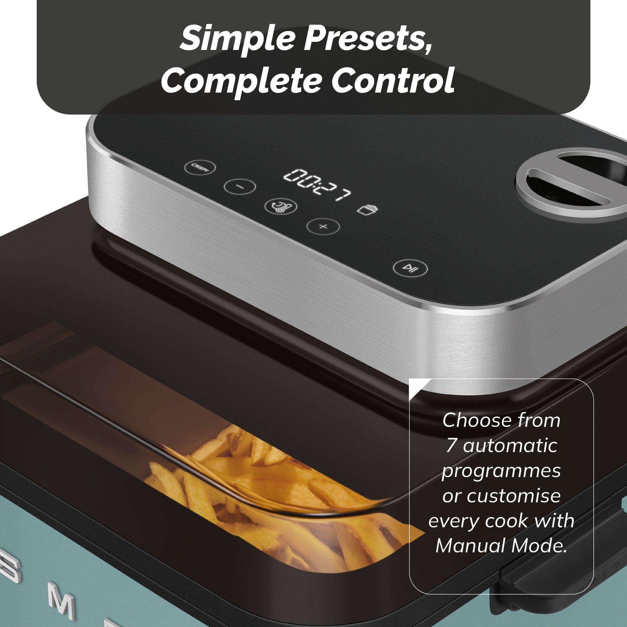 Emerald Green - Smeg - Smeg Dual Flavour AirFryer  7 Automatic Programme - 5