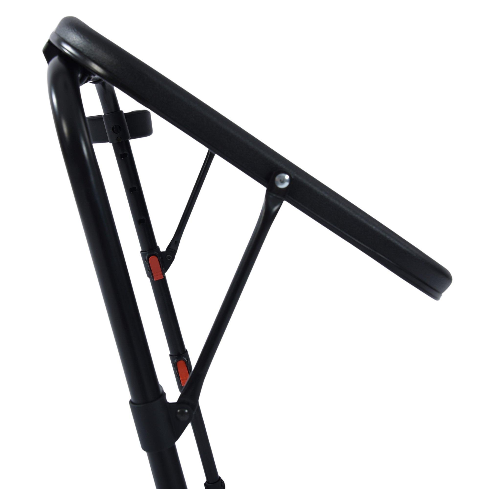 Black - Urban Meuble - Folding Bedside Table with Adjustable Height - 12