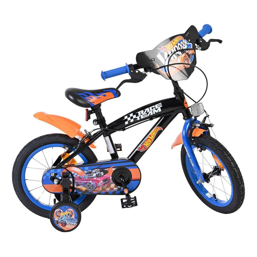 Black - Hot Wheels - 14 Boys Childrens Bike - 3