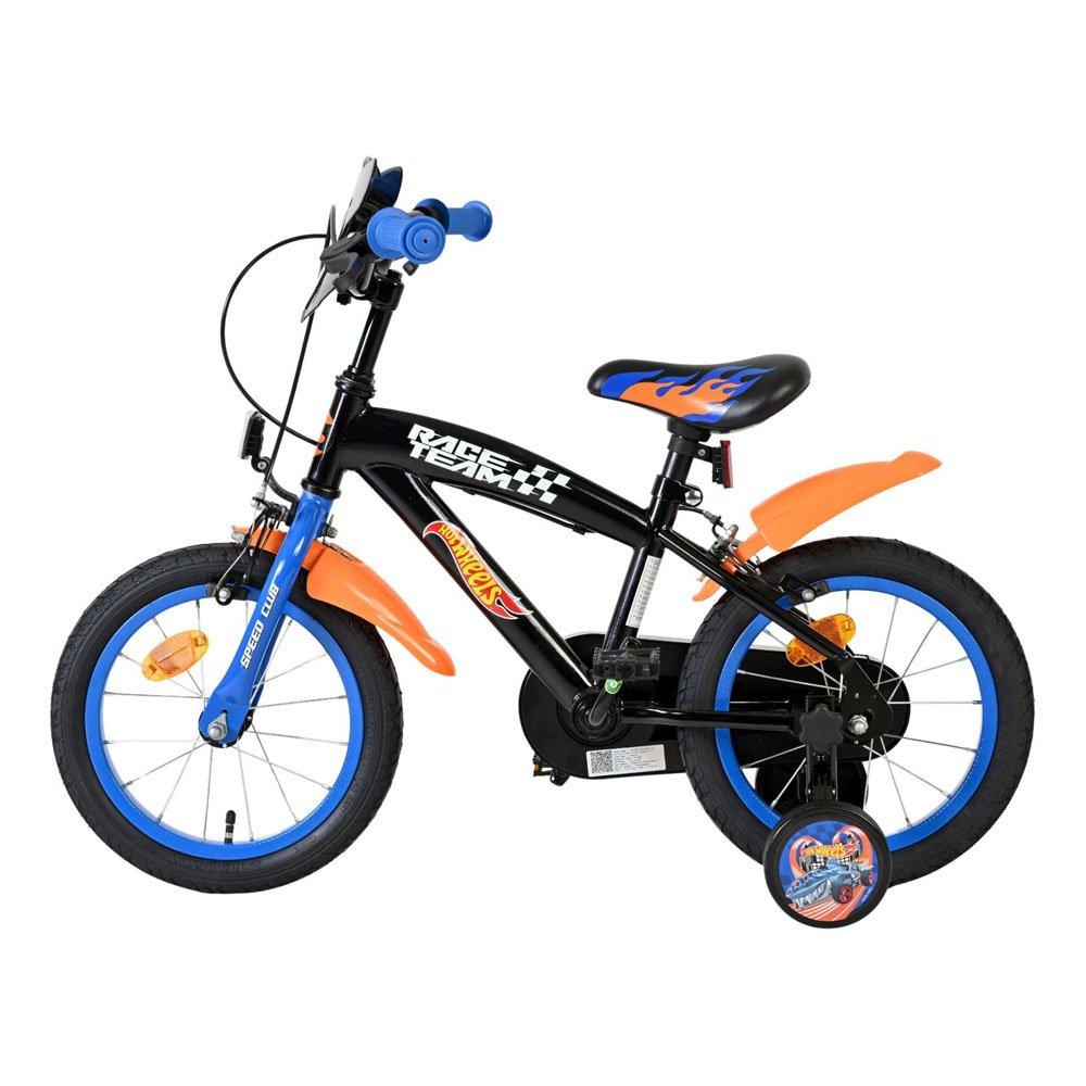 Black - Hot Wheels - 14 Boys Childrens Bike - 4