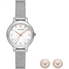 Emporio Armani Ladies Emporio Armani Watch and Earrings Gift Set