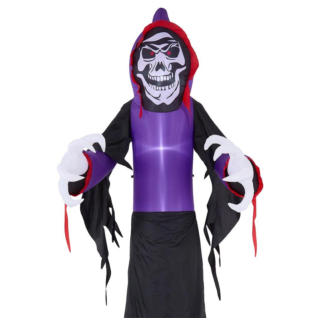 Multi - LIFE IDEAS - 11 FT Halloween Inflatable Grim Reaper - 6