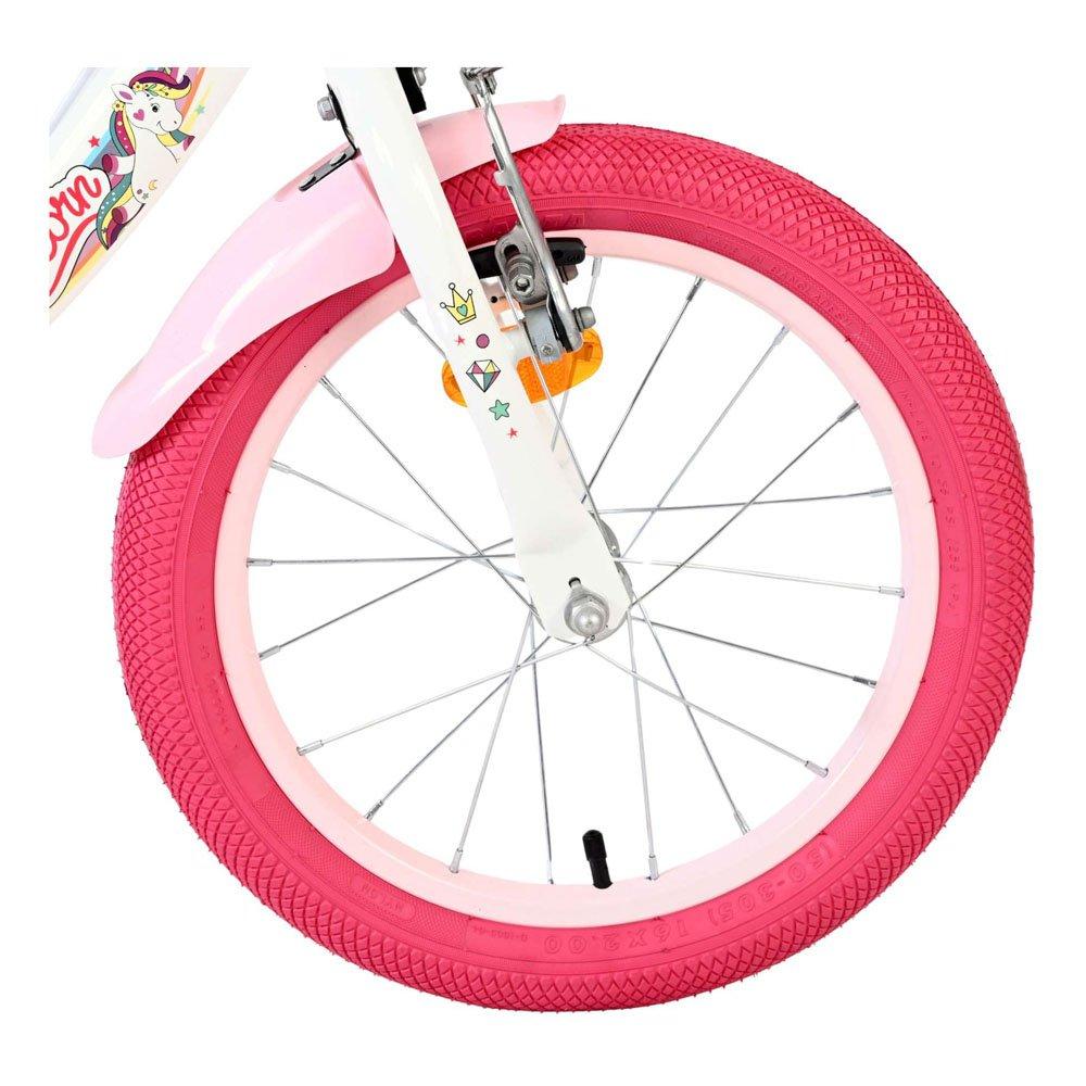 White - Volare - Unicorn White 16 Bike - 8