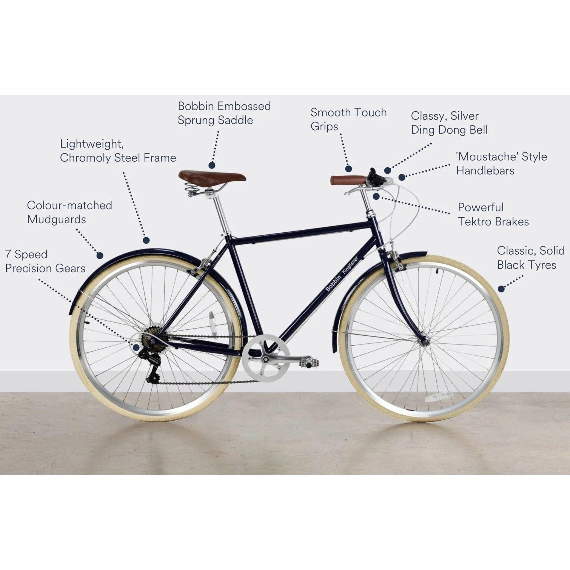 Black - Bobbin Bikes - Kingfisher Commuter Bike - 2