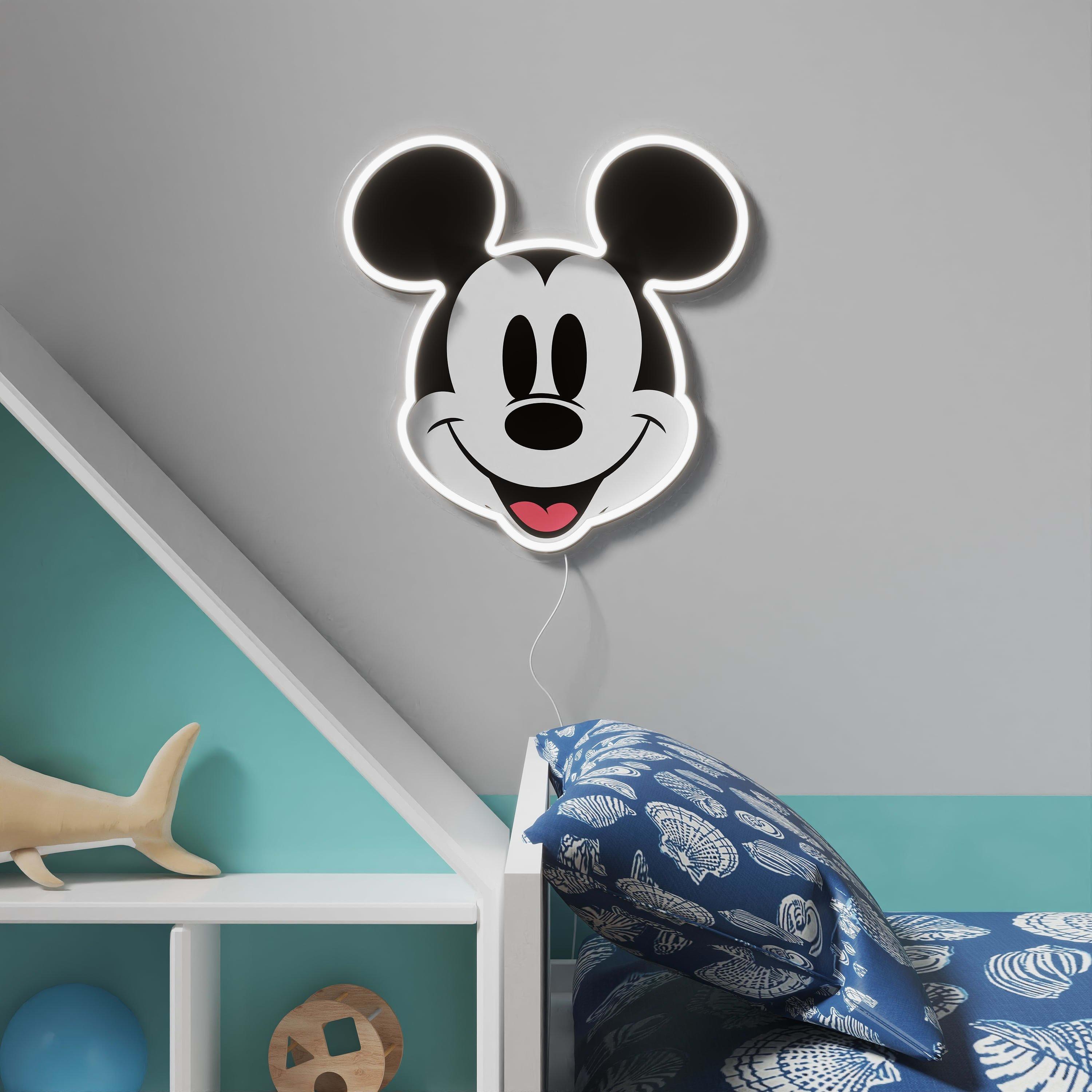 White / Black - Disney - Yellowpop Disney Mickey Printed Face - 3