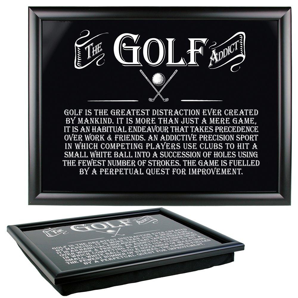 Black - Ultimate Gift For Man - 8821 - Golf Lap Tray