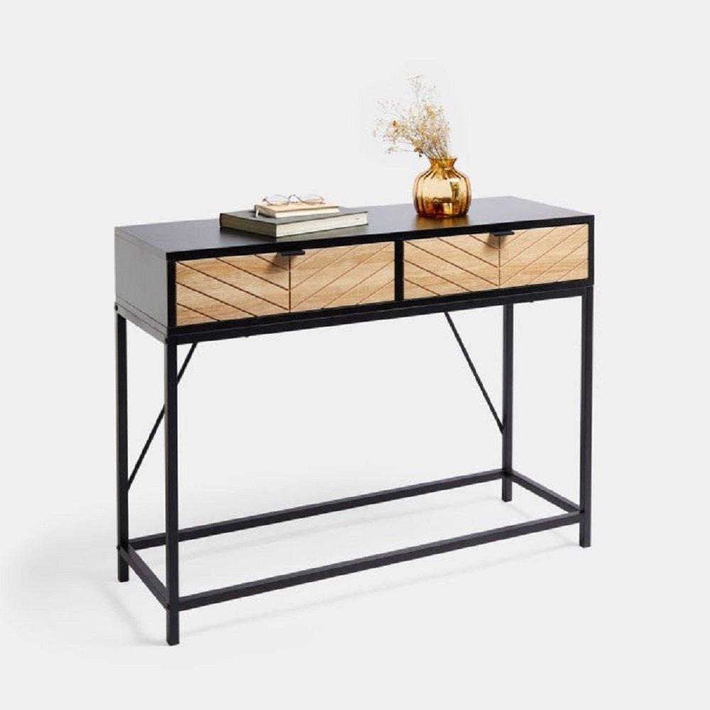 Brown - VonHaus - VonHaus  Dalton Console Table