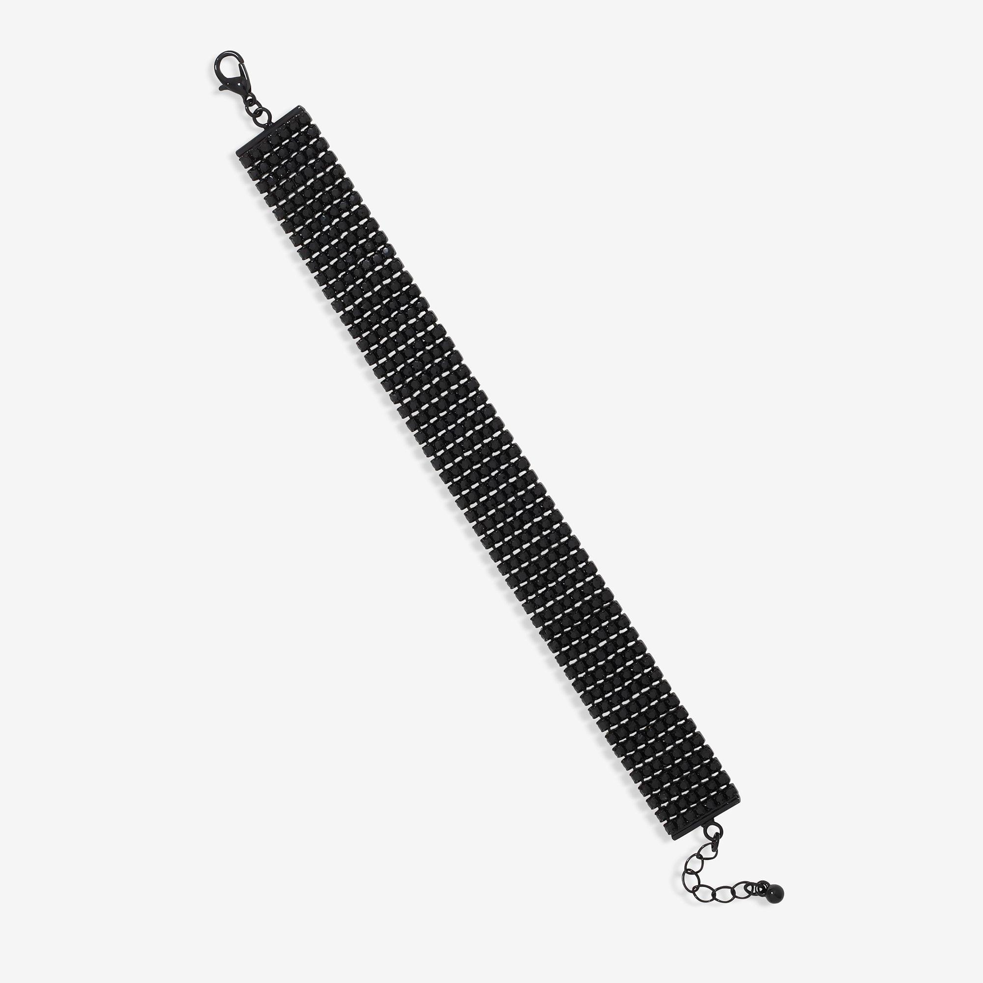 Black - Mood - Jet Crystal Bracelet - 2