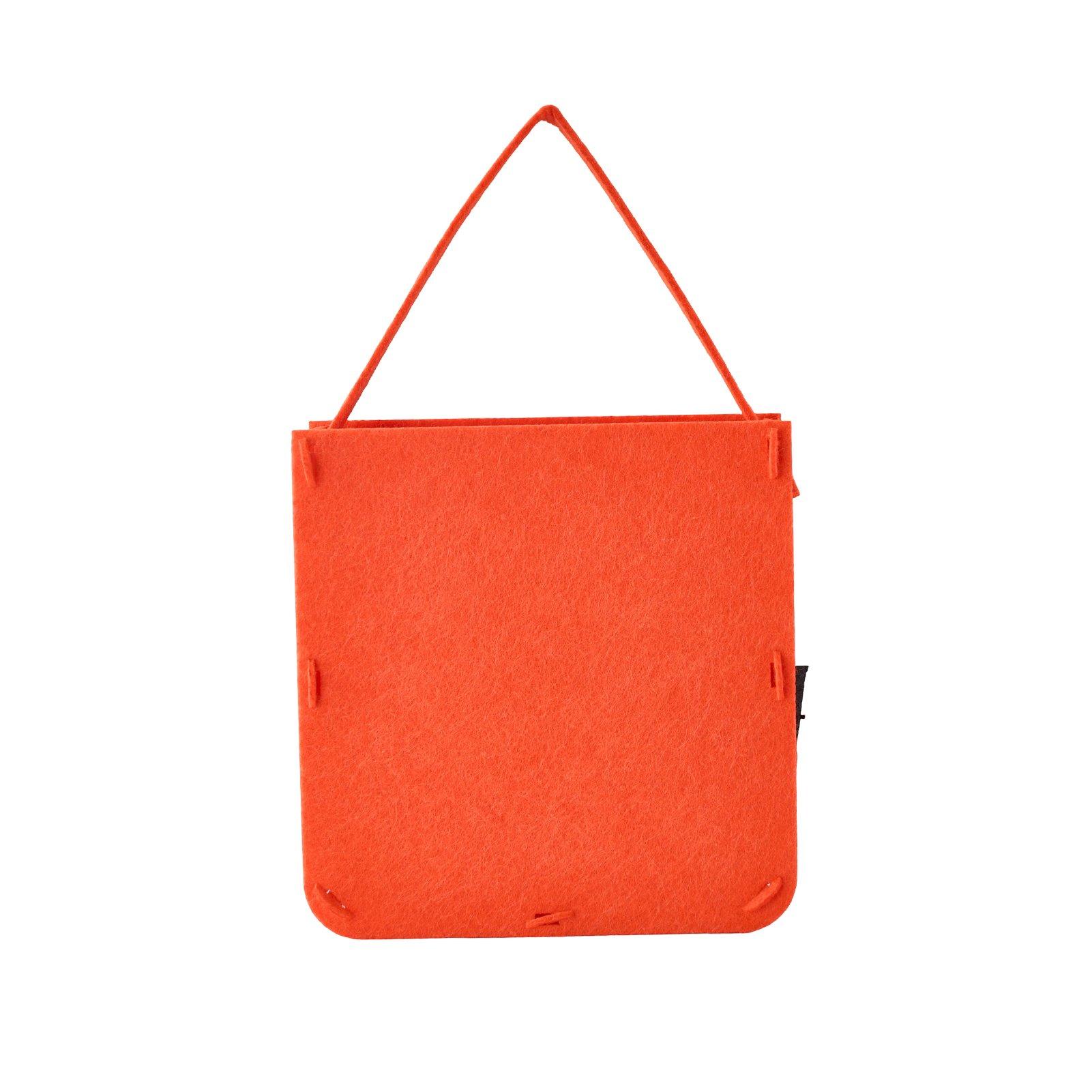 Orange - LIFE IDEAS - 2 Pack Halloween Felt Trick or Treat Bags - 5