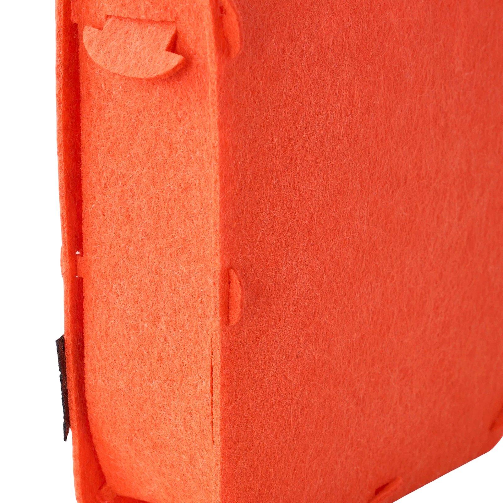 Orange - LIFE IDEAS - 2 Pack Halloween Felt Trick or Treat Bags - 6