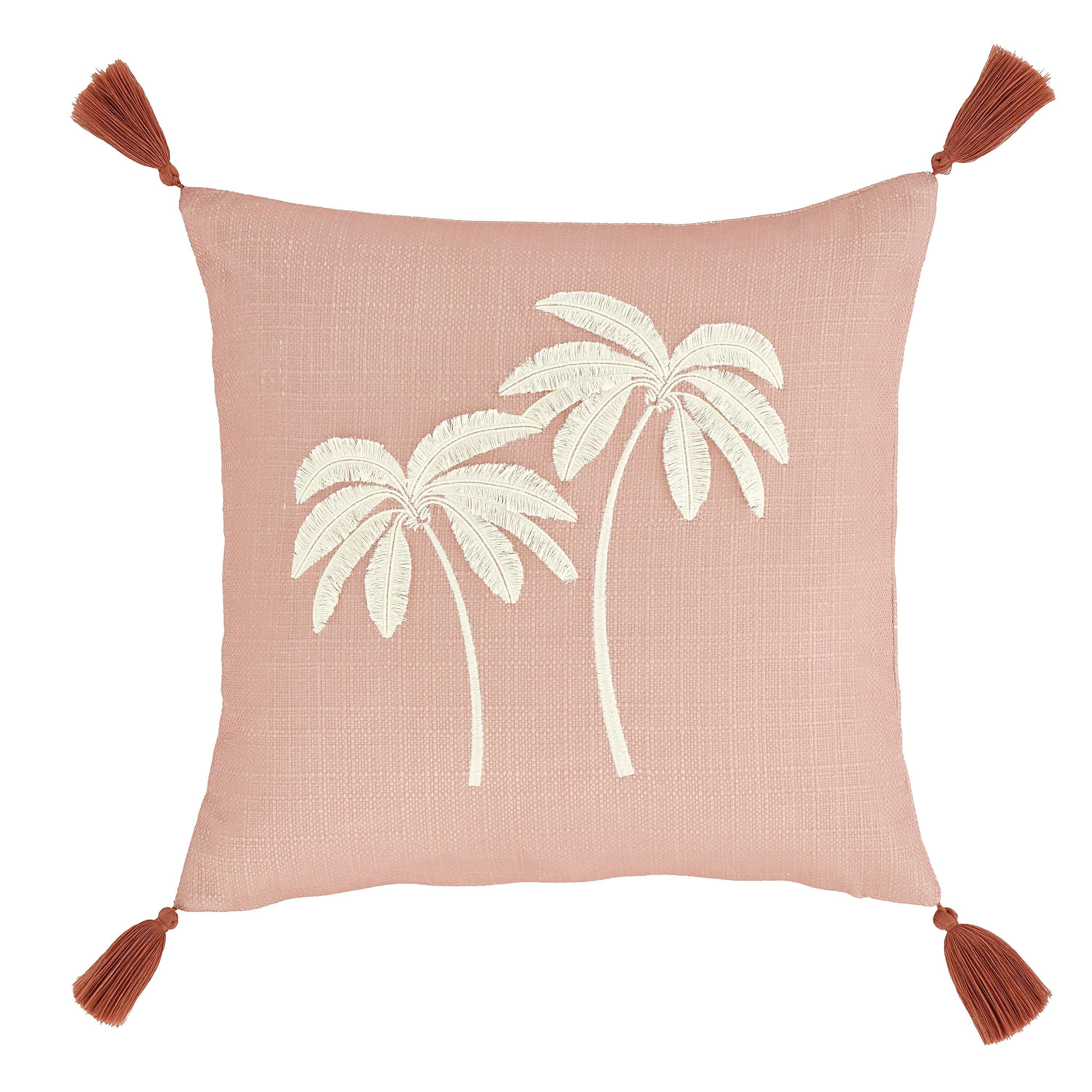 Clay - Catherine Lansfield - Paradiso Tufted Palm Cushion - 4