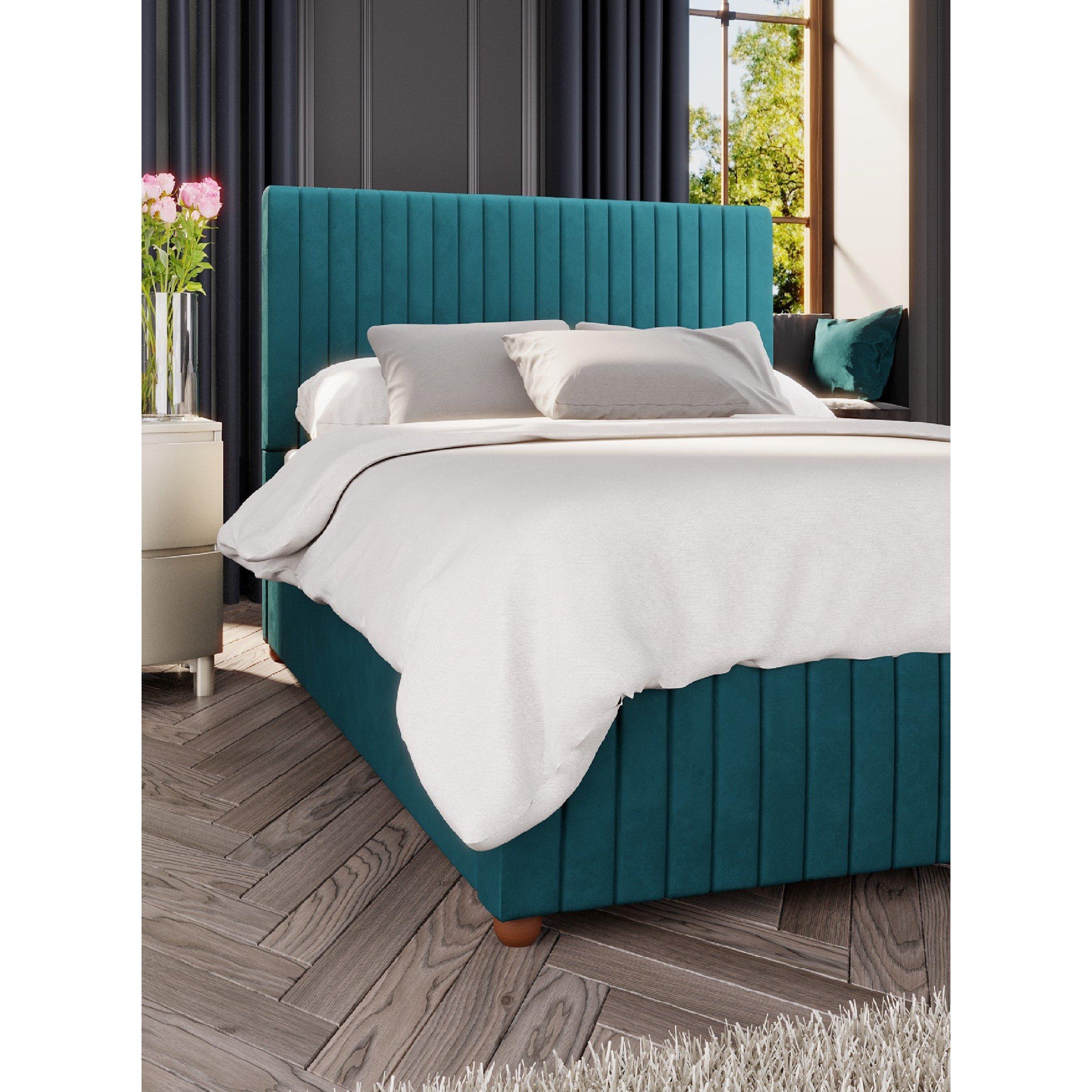 Laurence Llewelyn-Bowen  Estella Ottoman Storage Bed - Emerald - Double