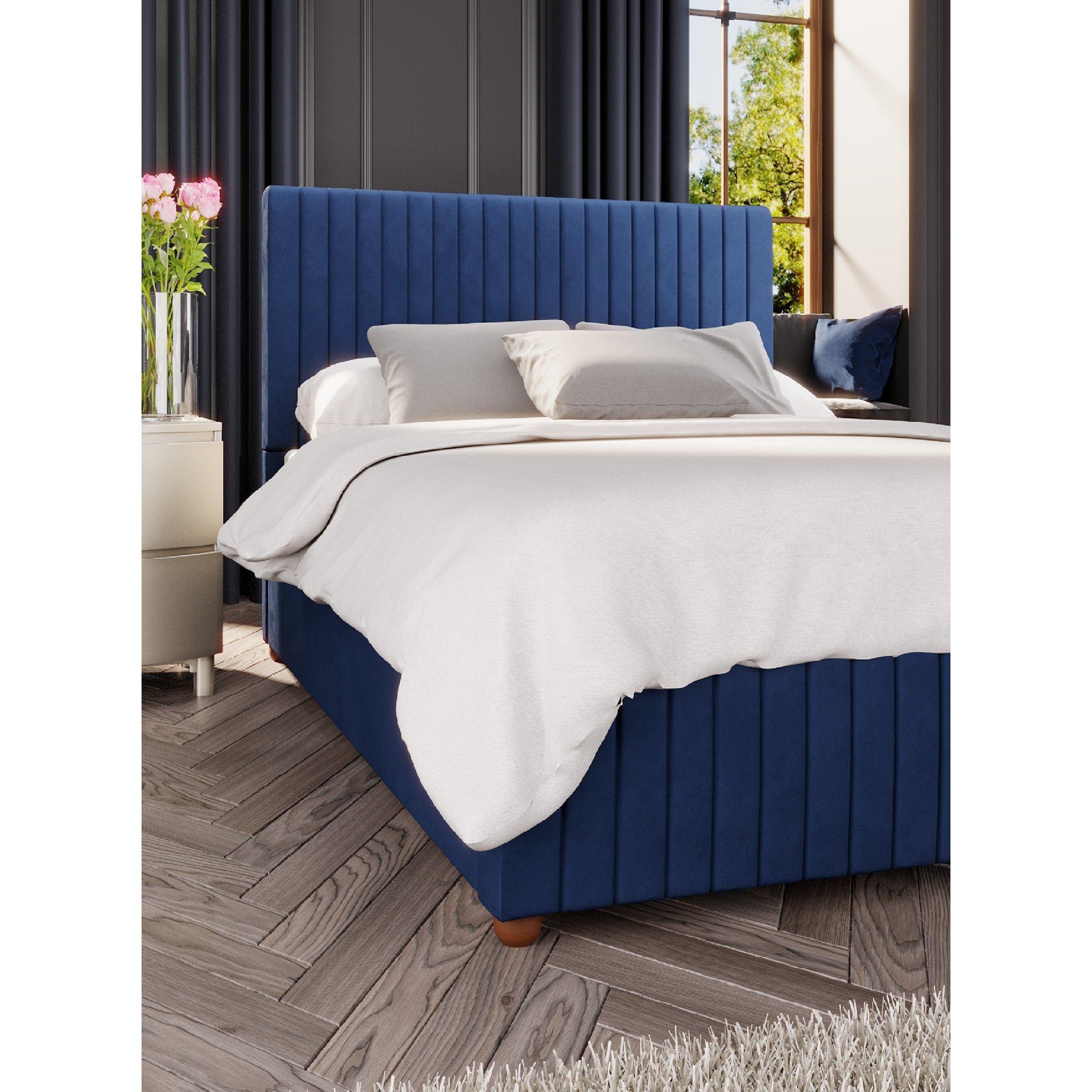 Laurence Llewelyn-Bowen  Estella Ottoman Storage Bed - Navy - King