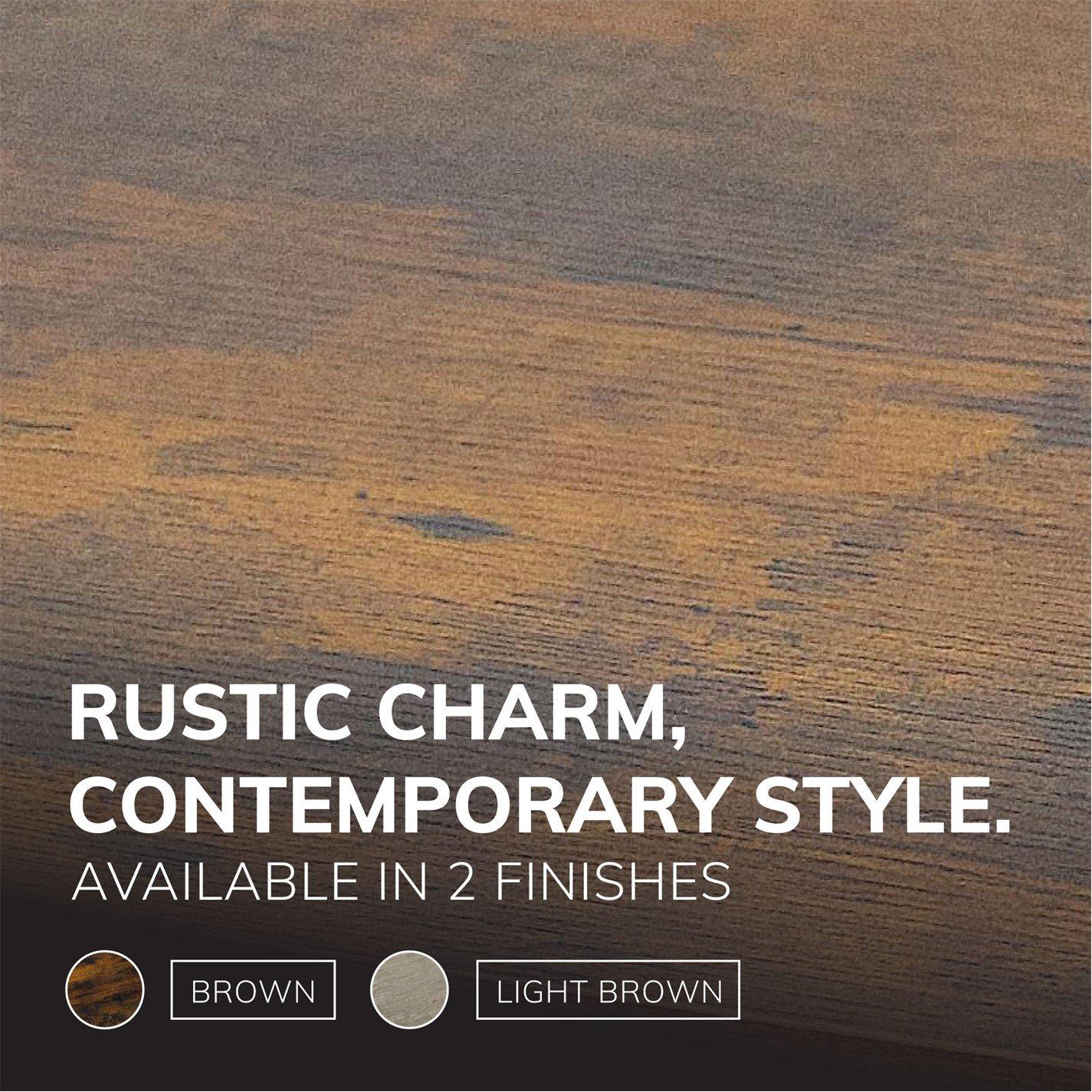 Brown - House of Home - Coffee Table Rustic Brown Living Room Table - 5