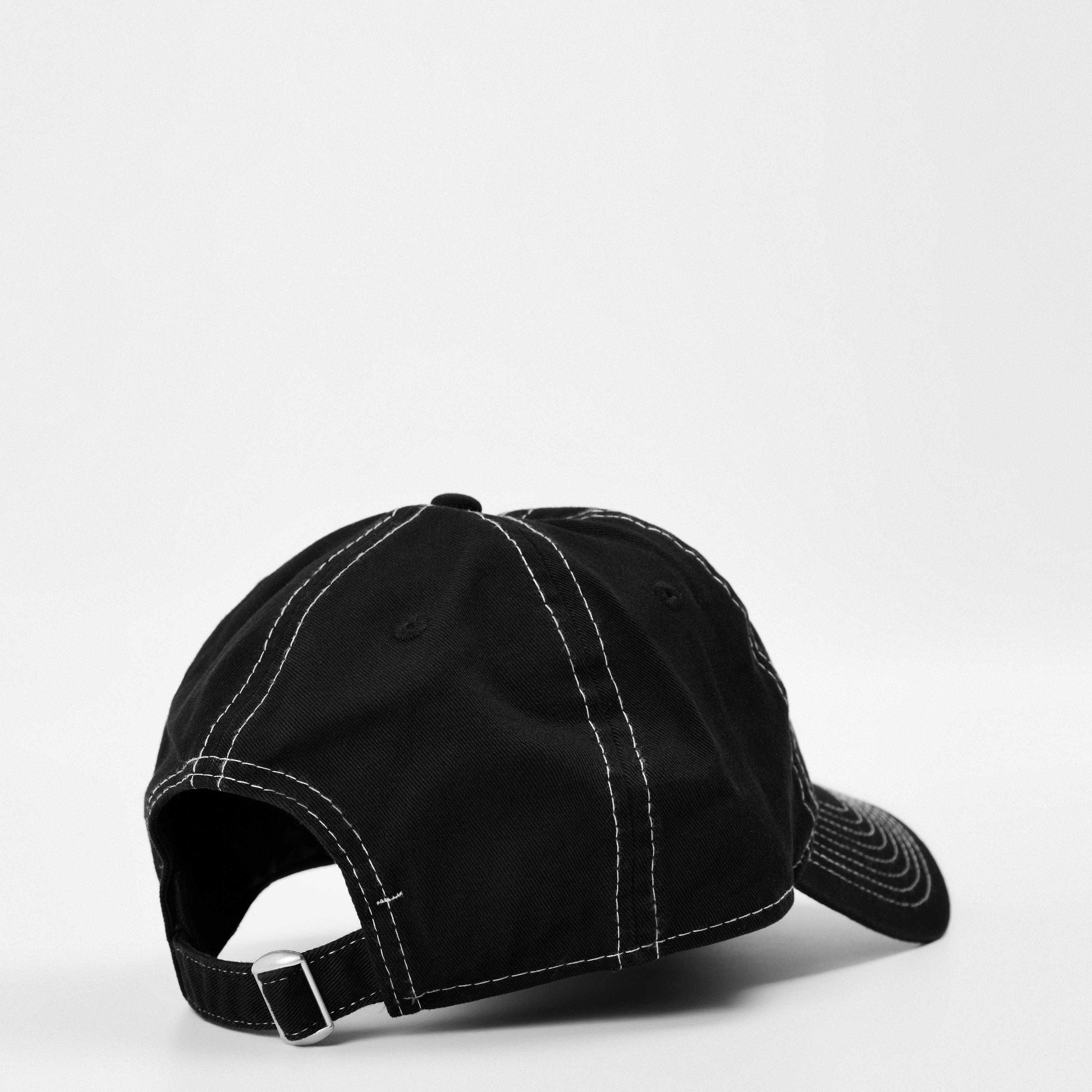NE Black/White - New Era - Women's Adjustable Baseball Cap - 2
