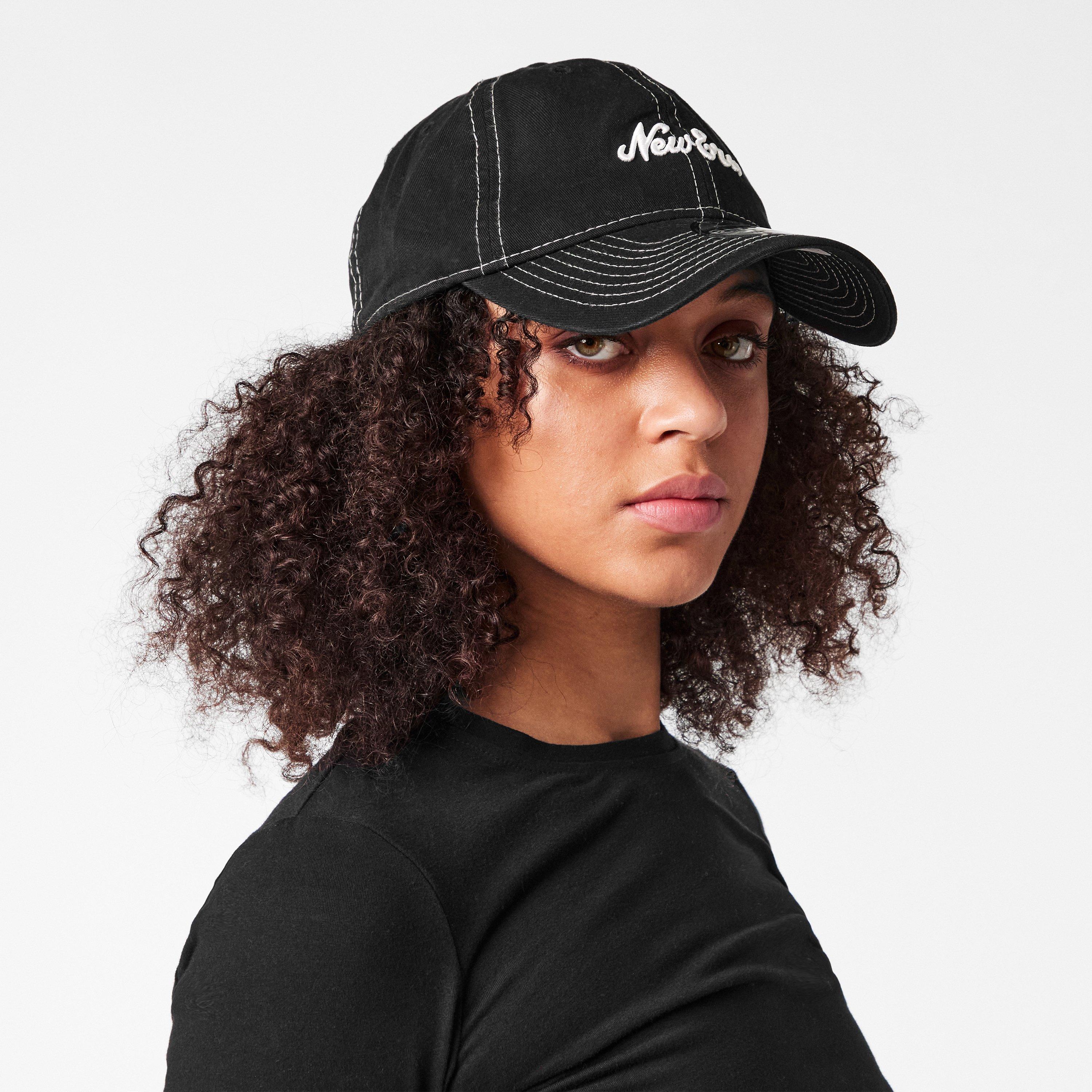 NE Black/White - New Era - Women's Adjustable Baseball Cap - 3
