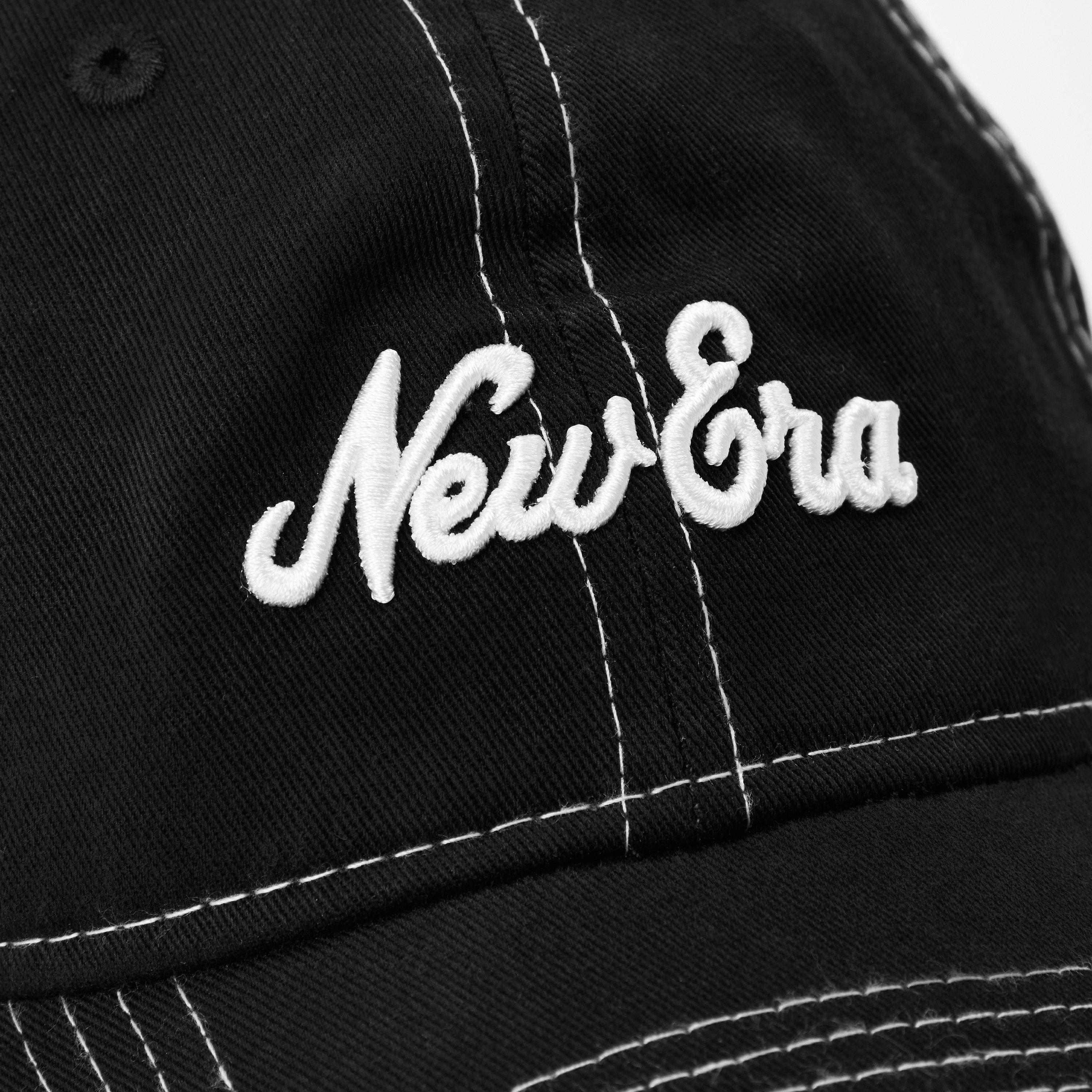 NE Black/White - New Era - Women's Adjustable Baseball Cap - 4