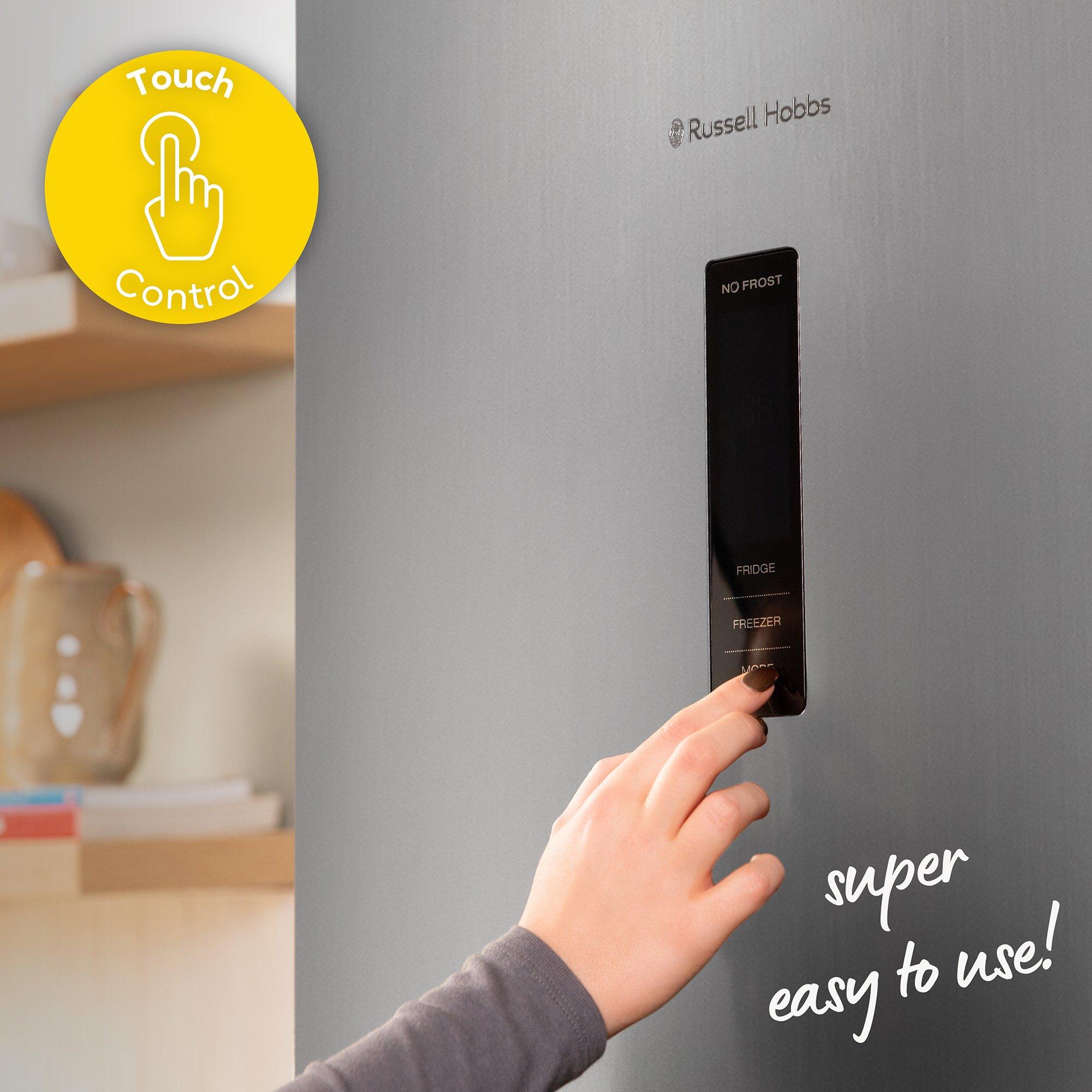 Stainless Steel - Russell Hobbs - RH184FF602C1SS Freestanding 323L Fridge Freezer - 4