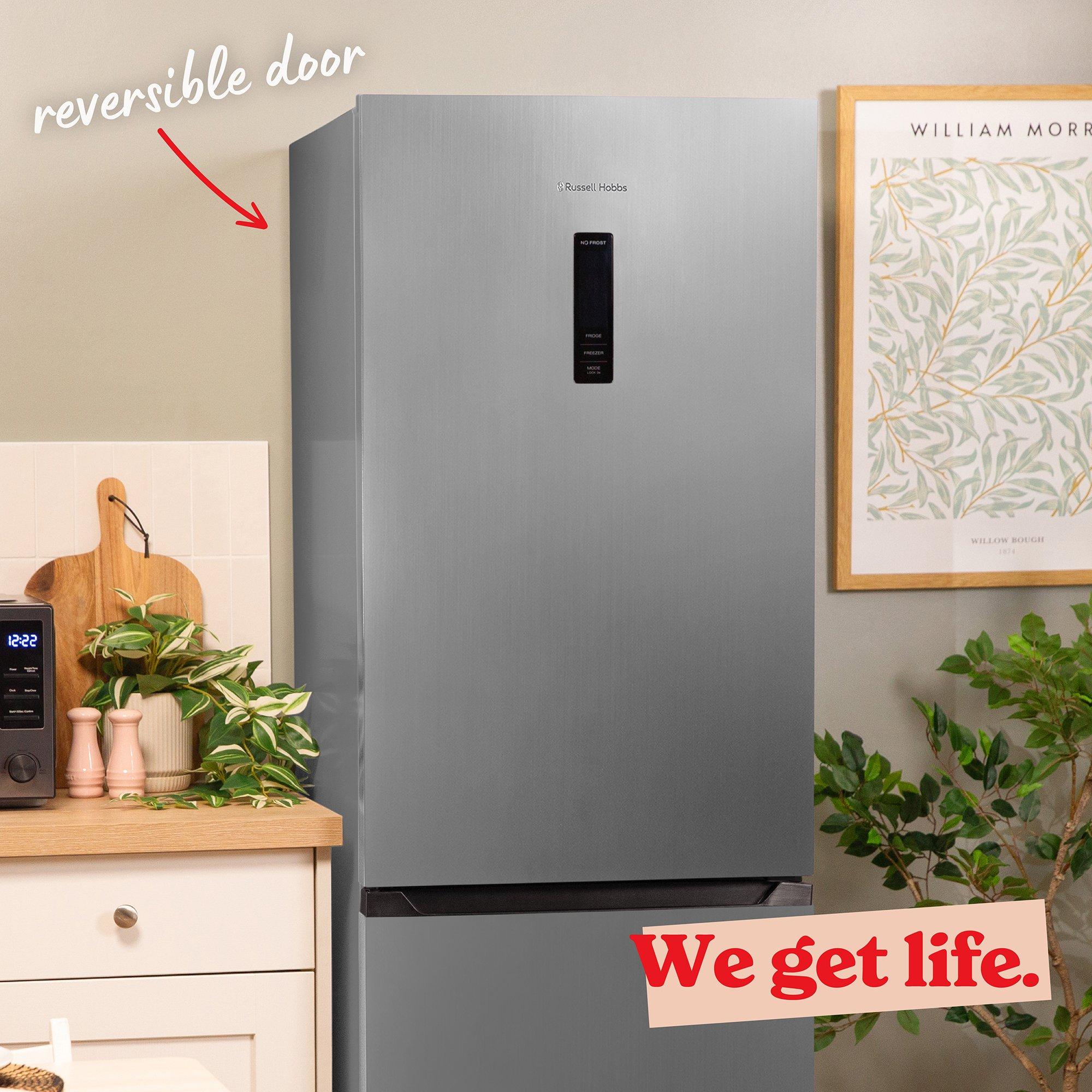 Stainless Steel - Russell Hobbs - RH184FF602C1SS Freestanding 323L Fridge Freezer - 8