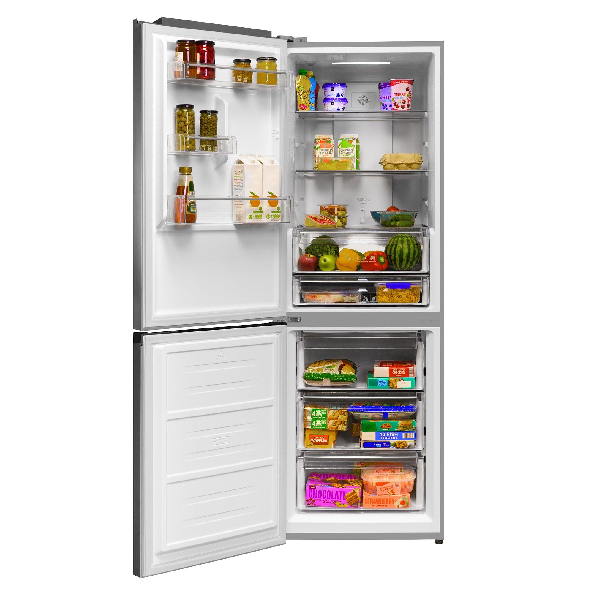 Stainless Steel - Russell Hobbs - RH184FF602C1SS Freestanding 323L Fridge Freezer - 9