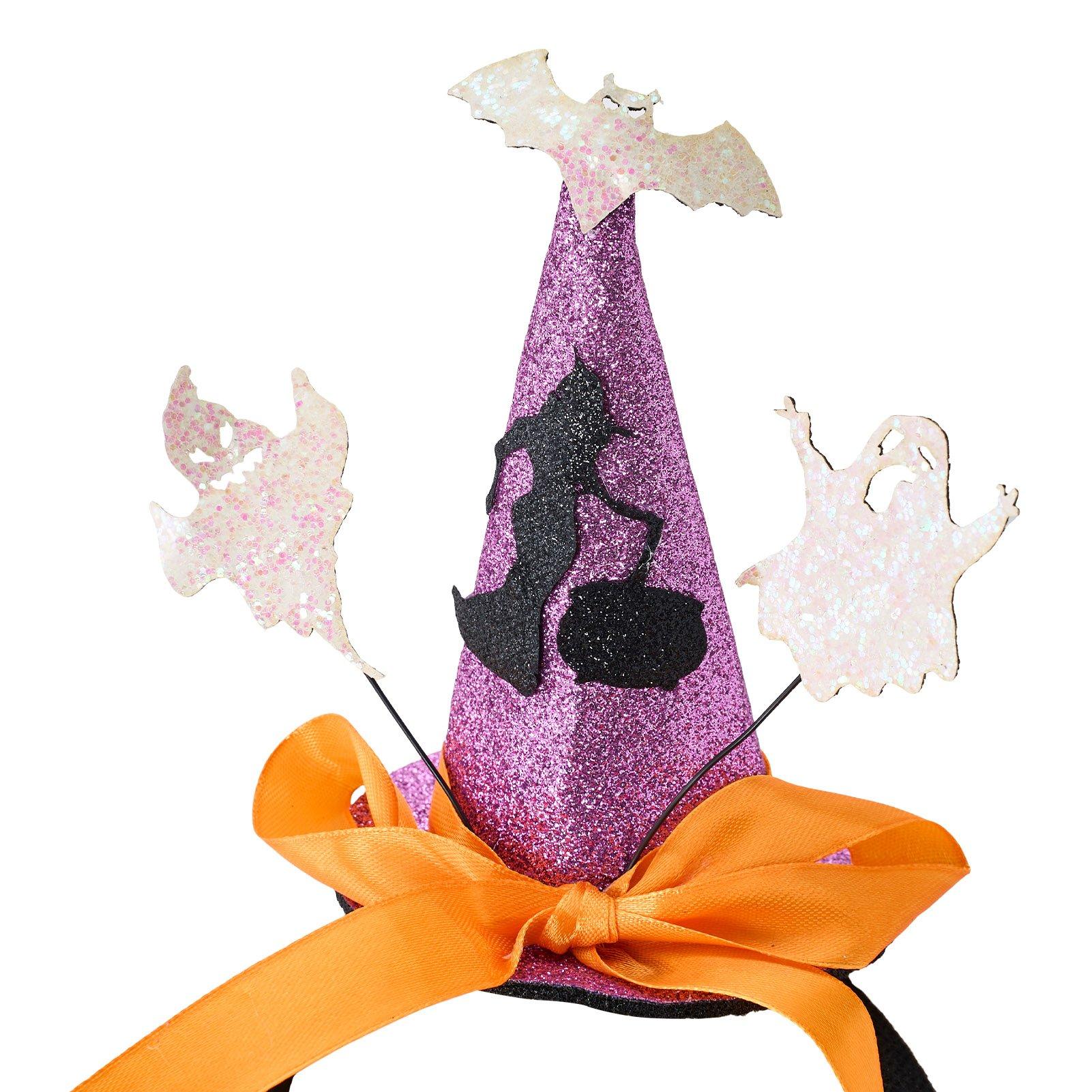 Multi - LIFE IDEAS - 5-Piece Halloween-Themed Witch Hat Headbands - 3