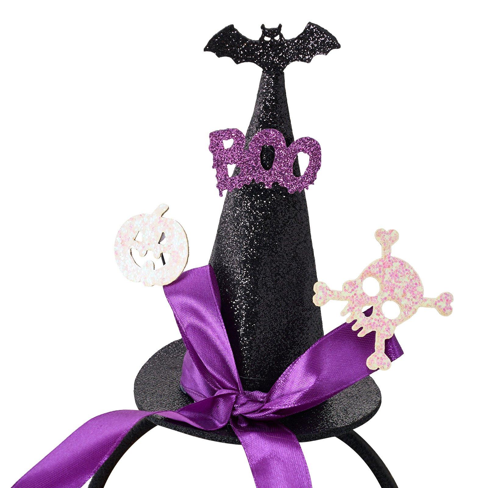 Multi - LIFE IDEAS - 5-Piece Halloween-Themed Witch Hat Headbands - 5