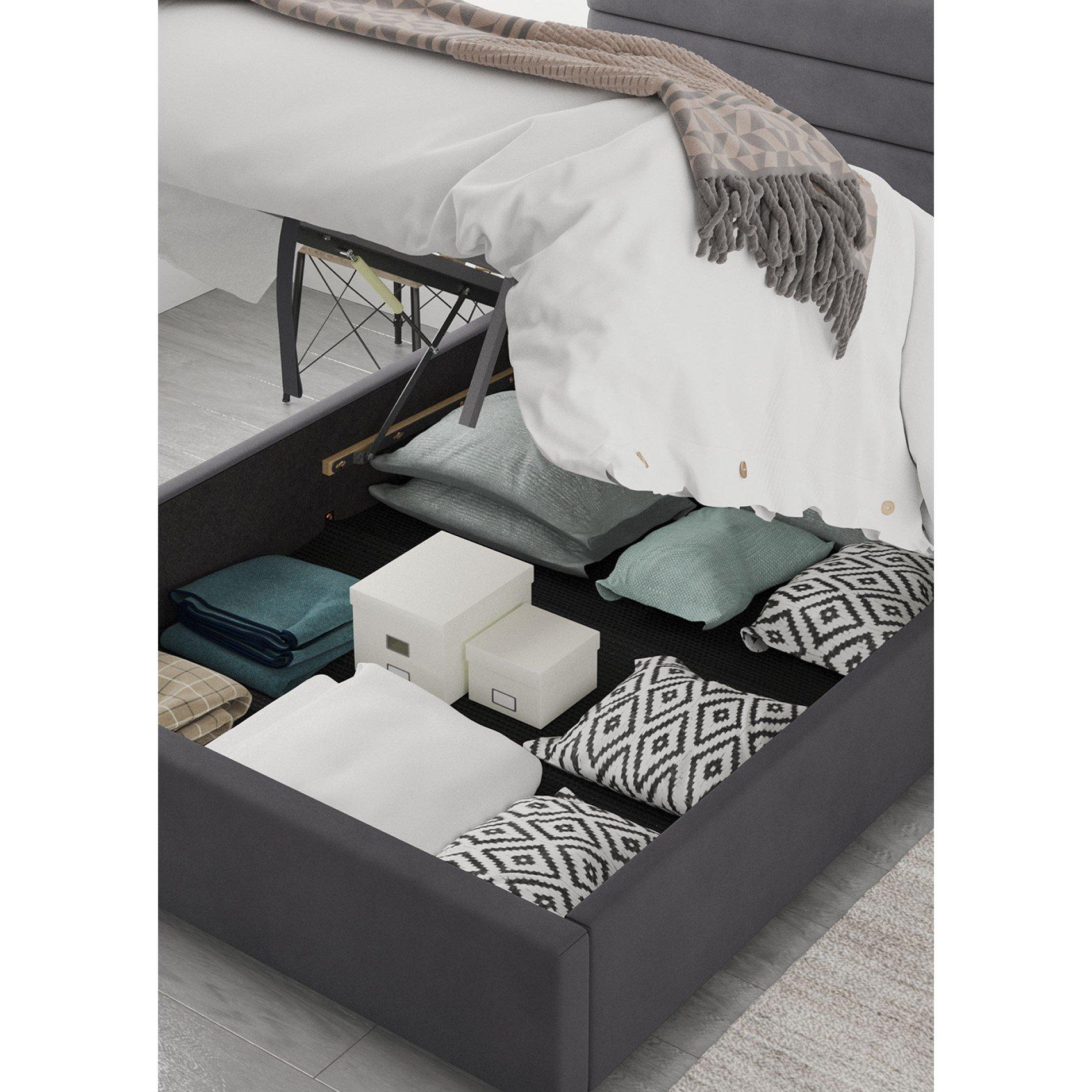 Steel - Aspire - Kelly Ottoman Storage Bed - 2
