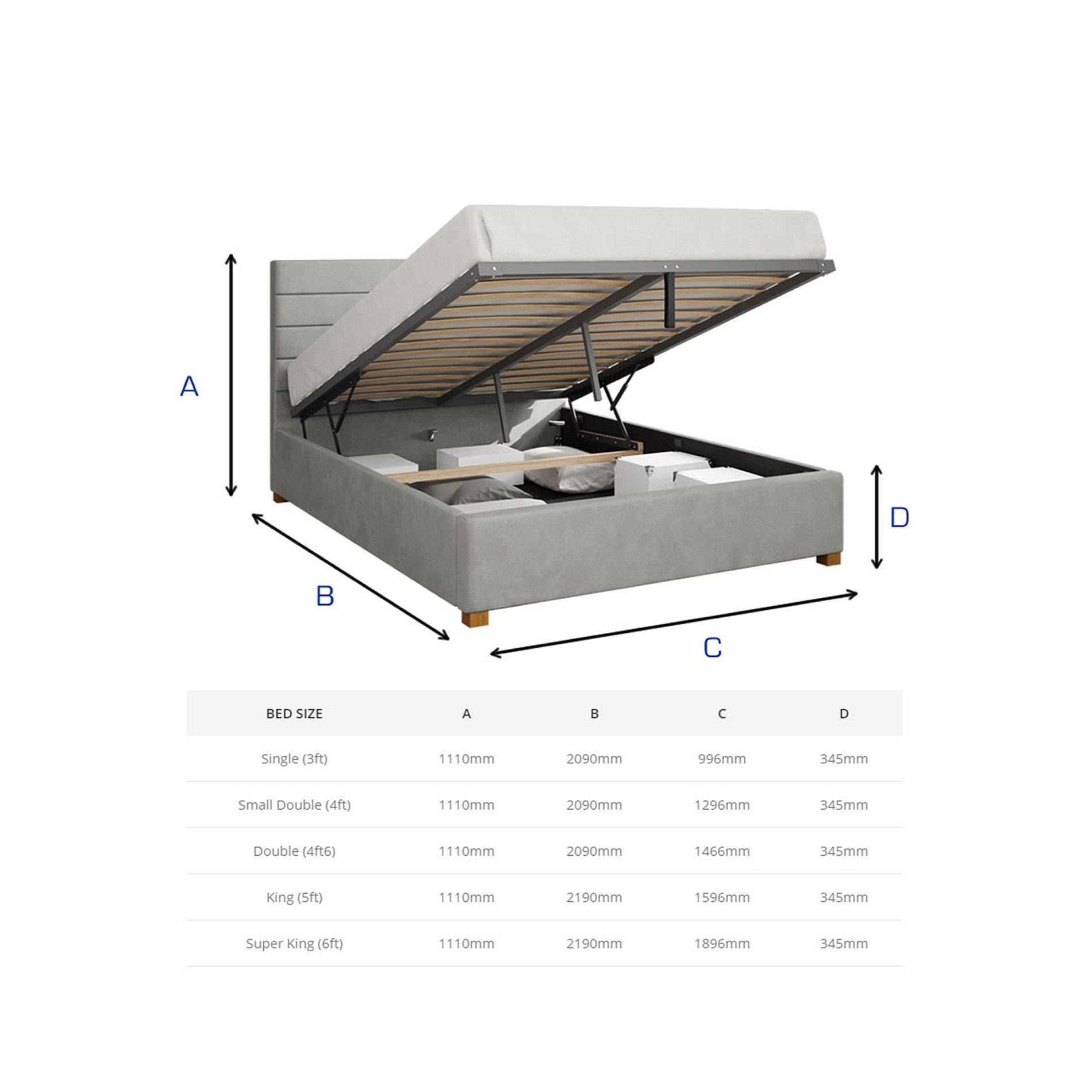Steel - Aspire - Kelly Ottoman Storage Bed - 4