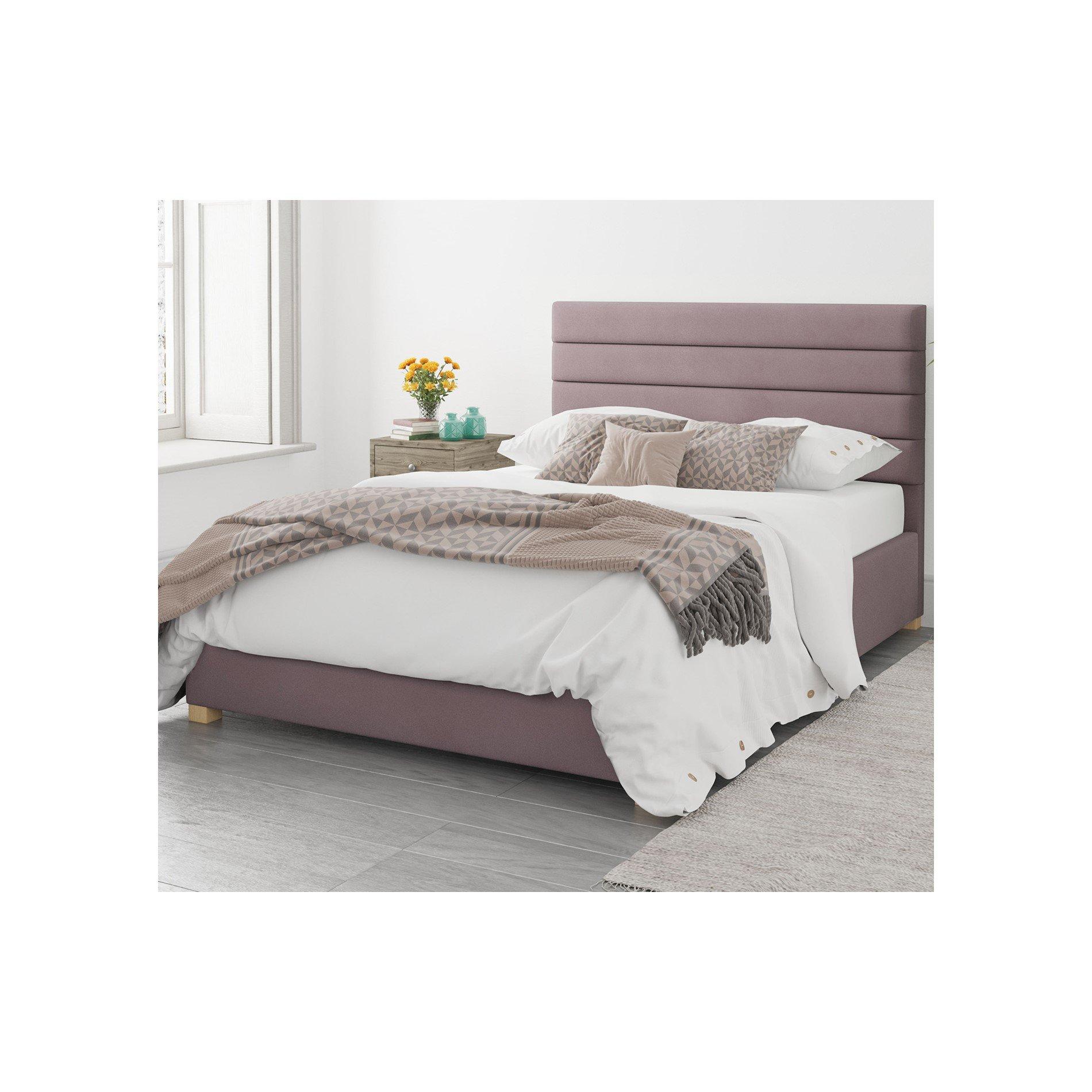 Aspire  Kelly Ottoman Storage Bed - Blush - Super King