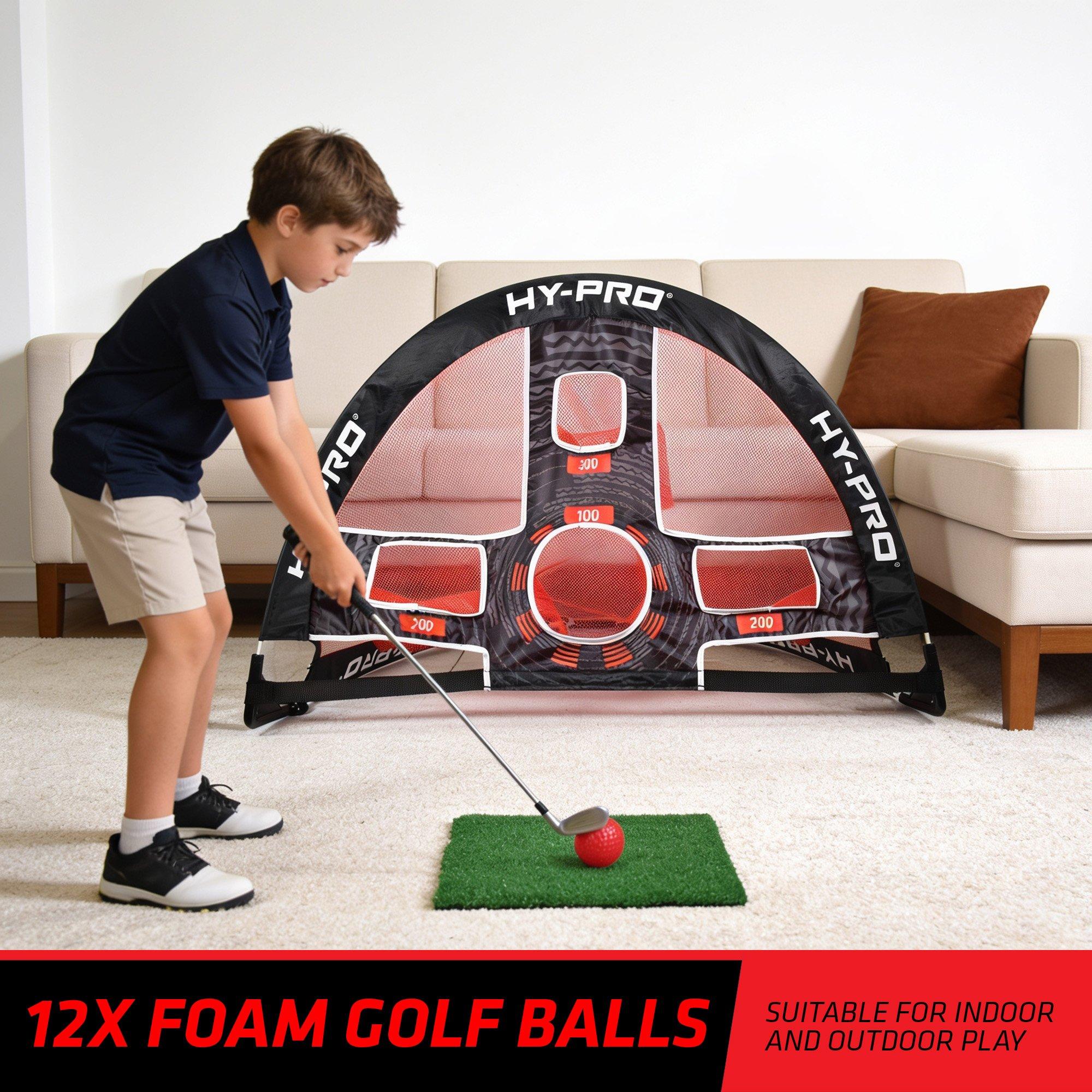 Multi - Hy-Pro - Hy-Pro 3in1 Pop Up Golf Chipping Net & Football Go - 4