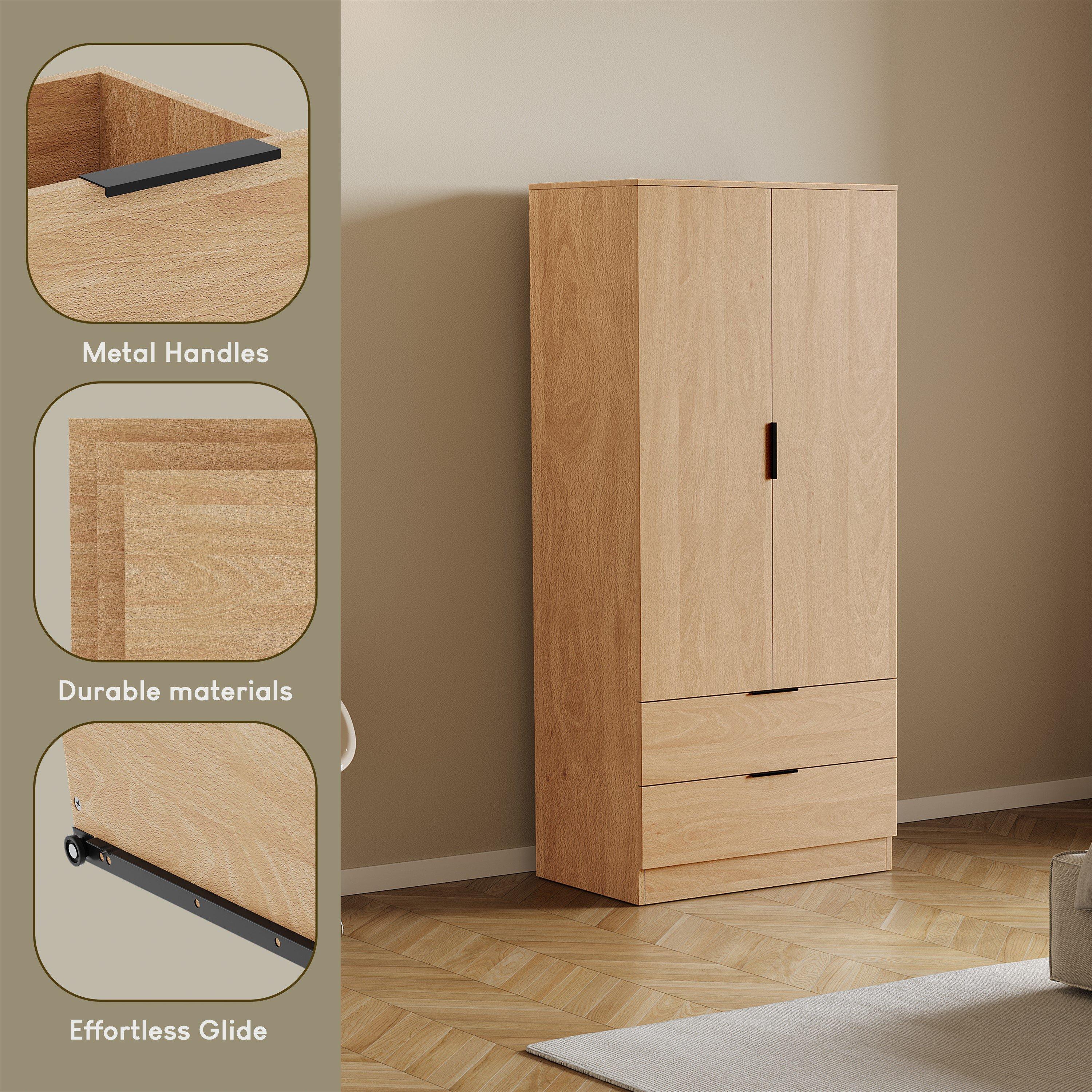 Pine - Lassic - Vida Designs Trega 3 Piece Bedroom Set 1 - 11