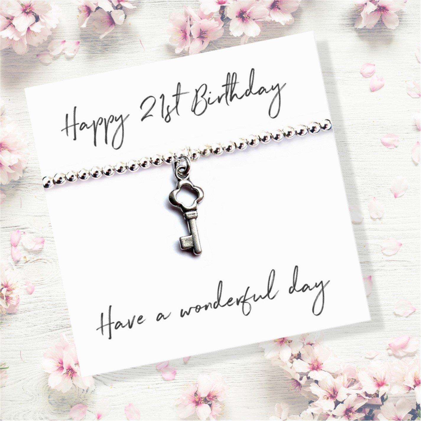 Silver - Aye Do Gifts - Happy 21st Birthday Bracelet Mini Gift Hamper - 2