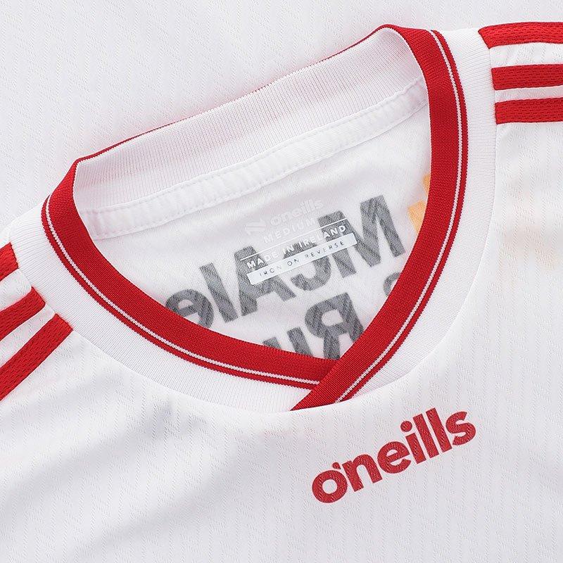 White/Red - ONeills - Tyrone Home Jersey Senior - 8