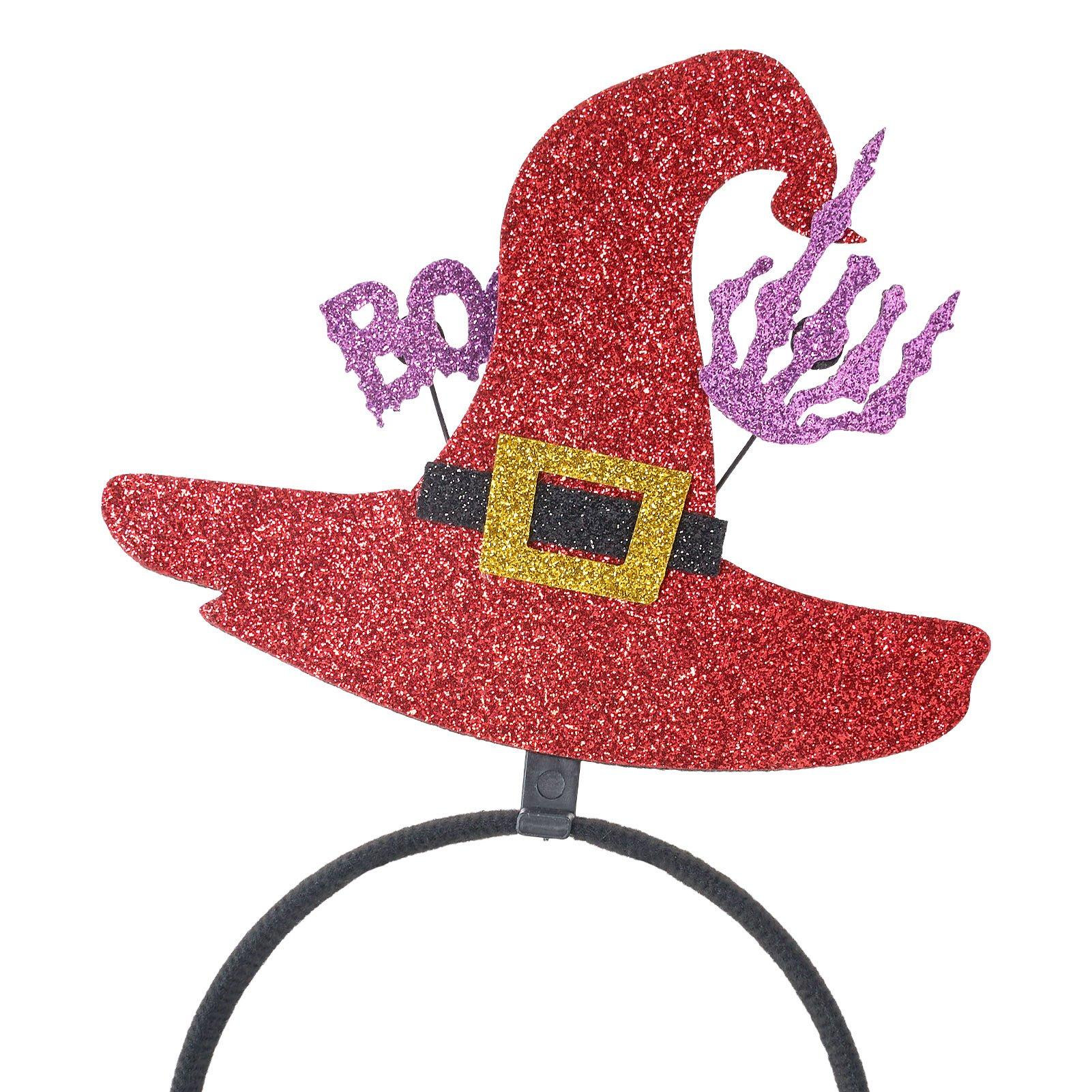 Multi - LIFE IDEAS - 4-Piece Halloween-Themed Witch Hat Headbands - 3