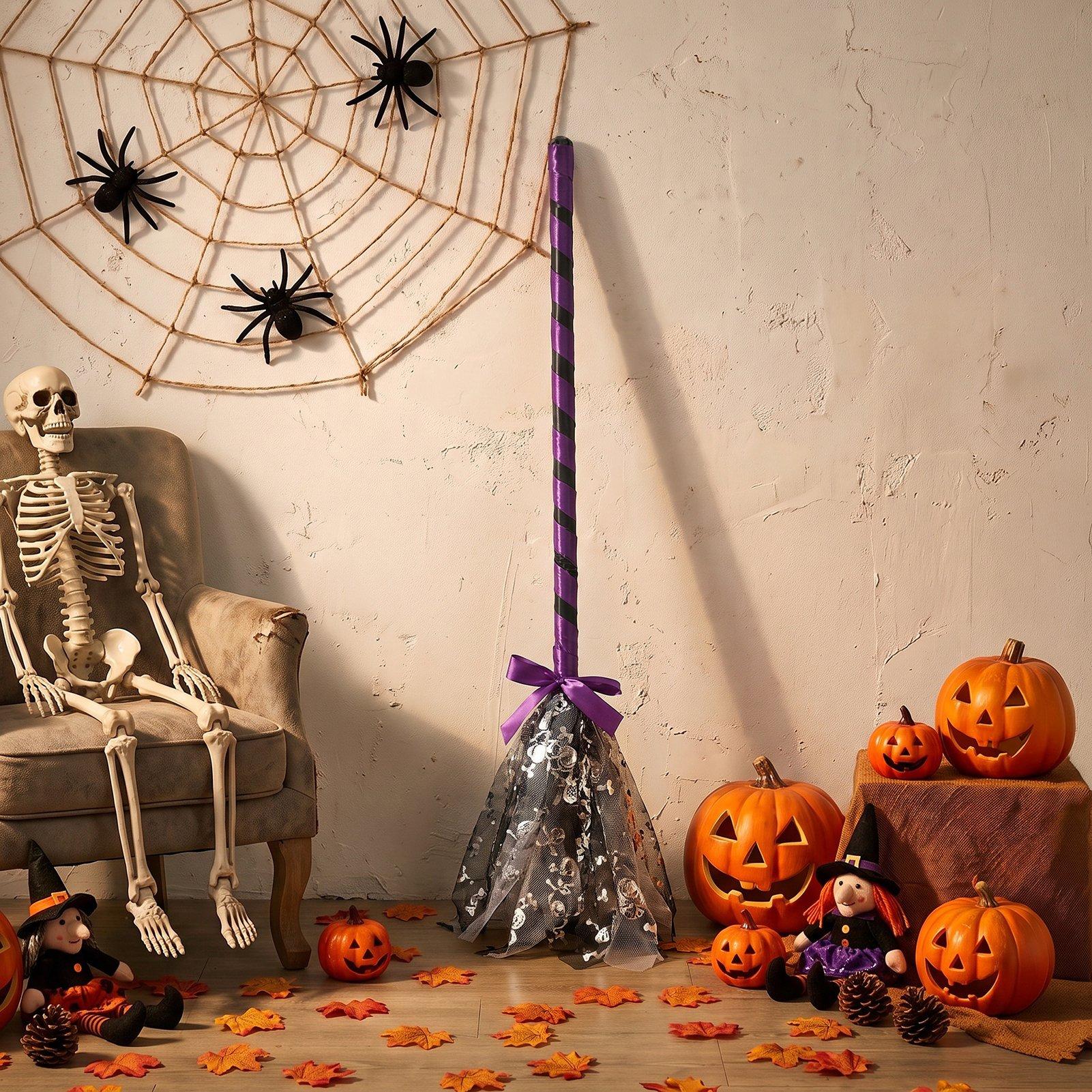 Halloween Witch Broom Prop