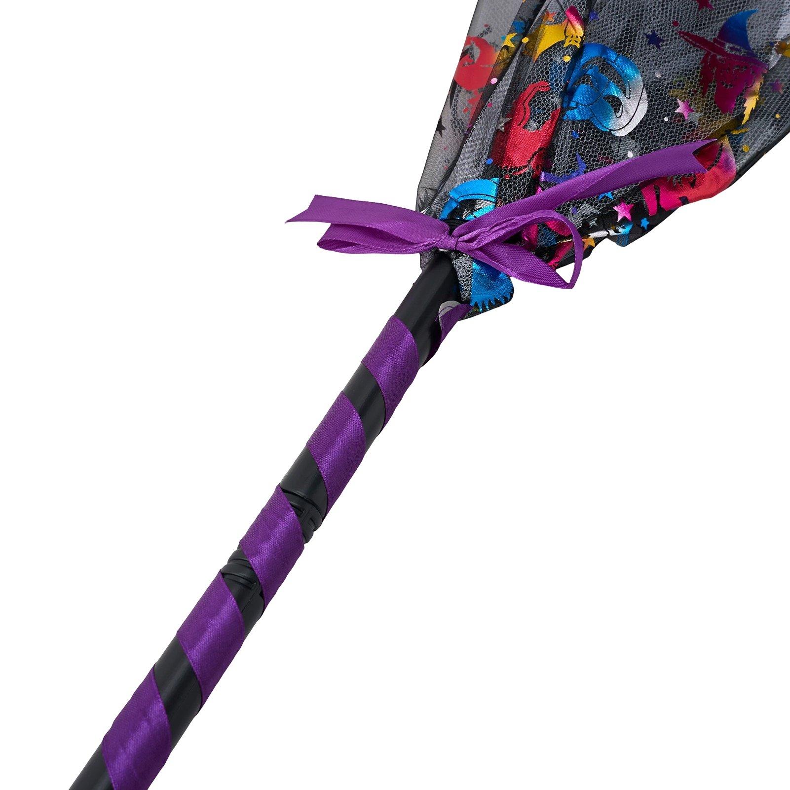 Multi - LIFE IDEAS - Halloween Witch Broom Prop - 3