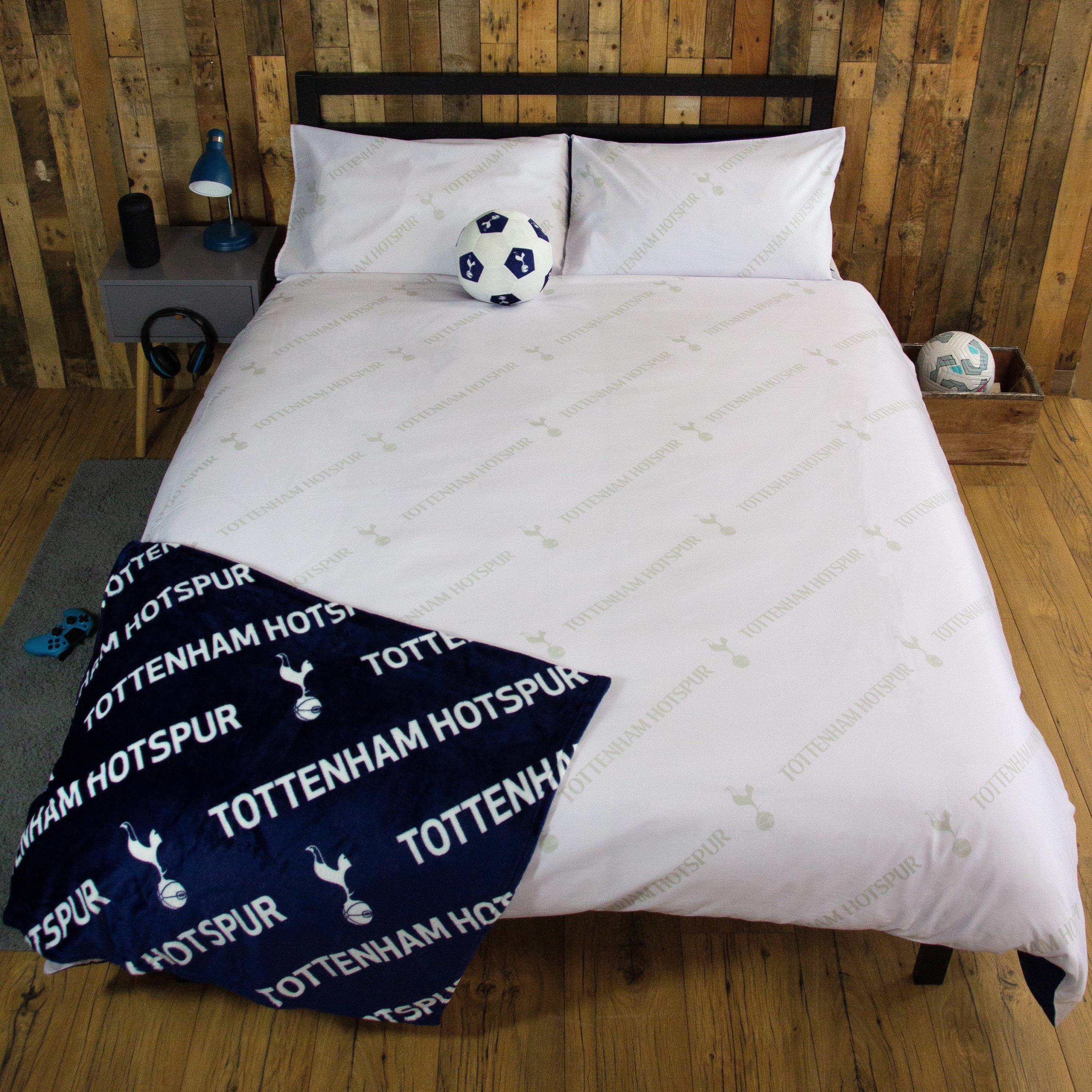 Multicolour - Tottenham FC - Tottenham Hotspur Line Double Panel Duvet - 2