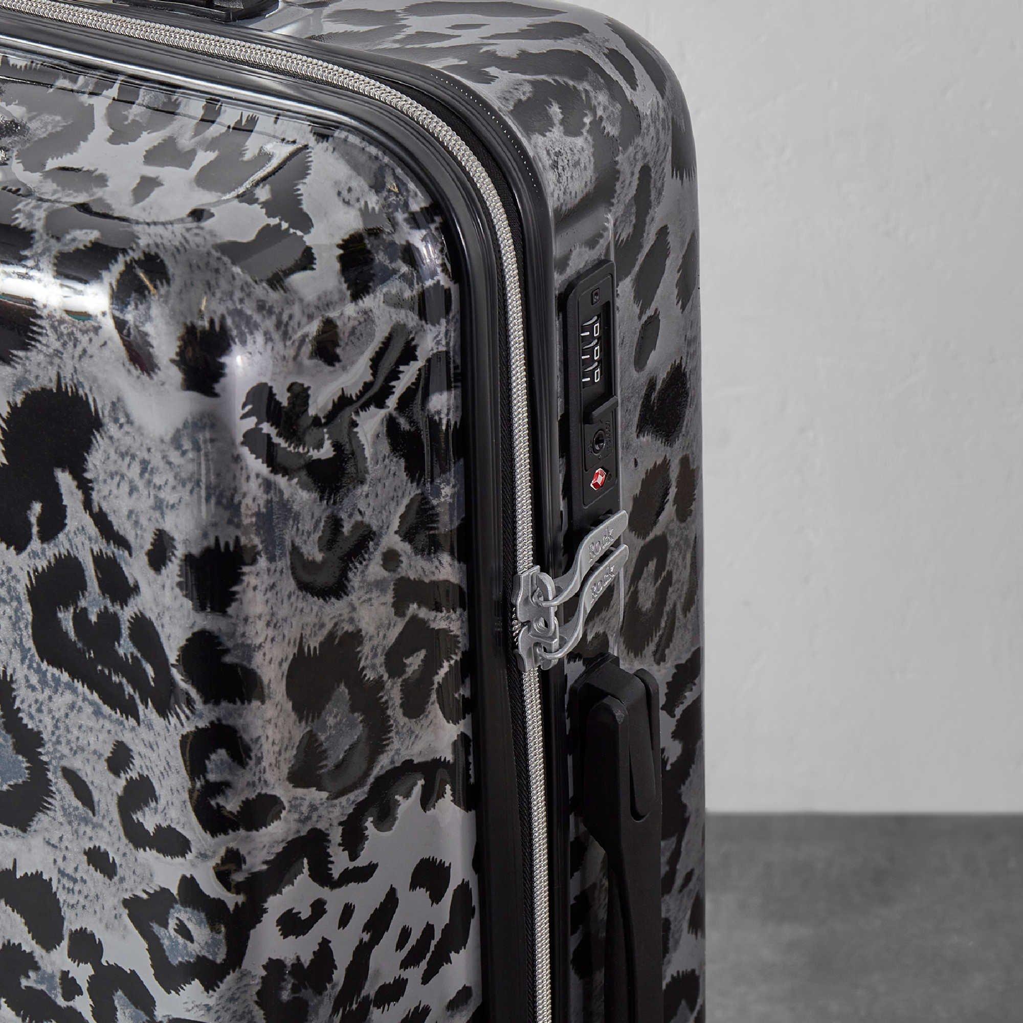 Snow Leopard - Rock - Rock Savannah Suitcase Snow Leopard - 5