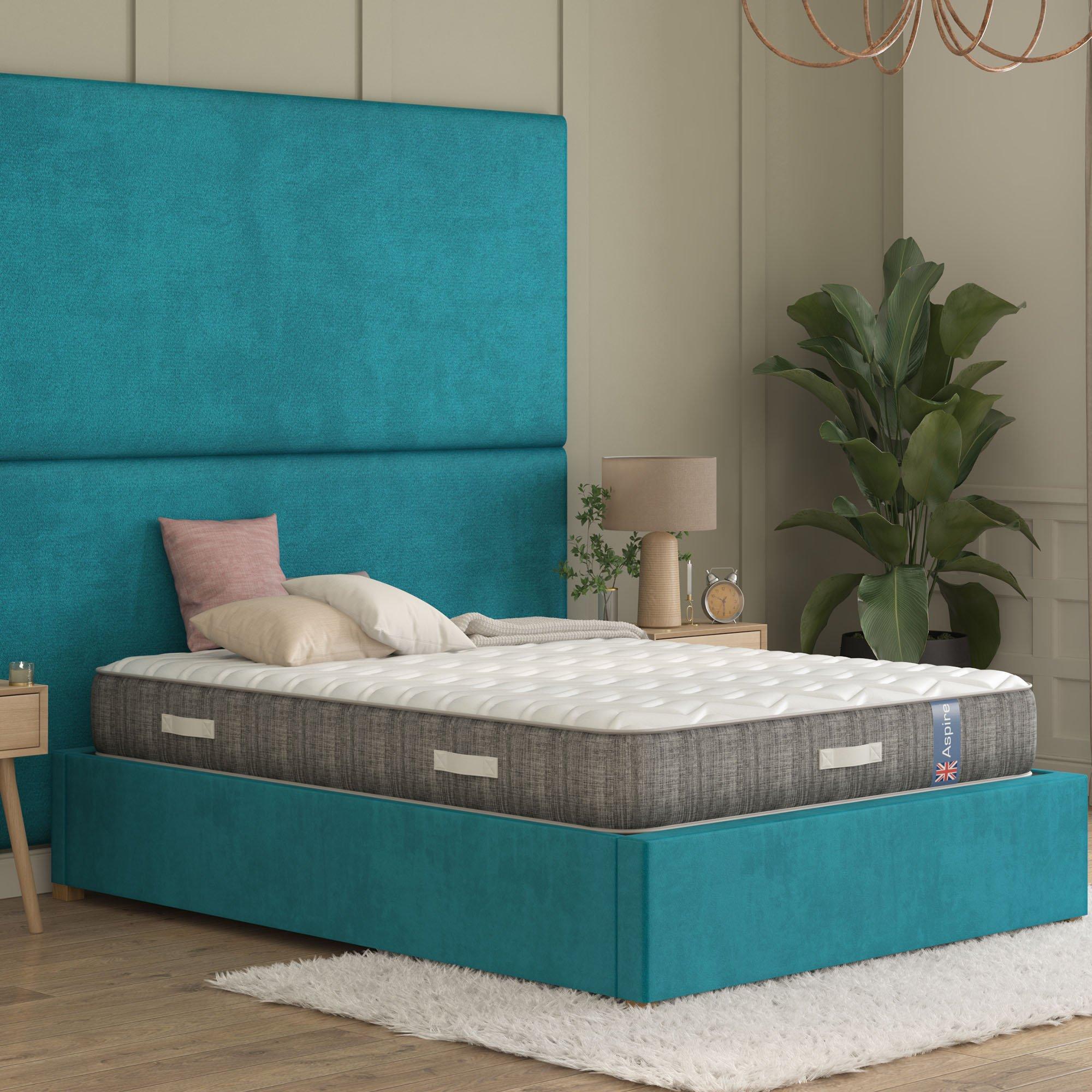 White - Aspire - Pocket Sprung Mattress with British Wool Fillings - 1