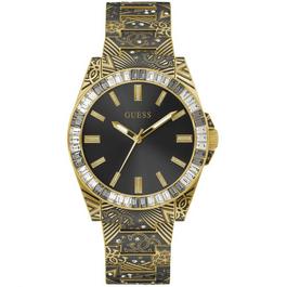 Guess Gents Guess Throne Black Gold Watch GW0496G2