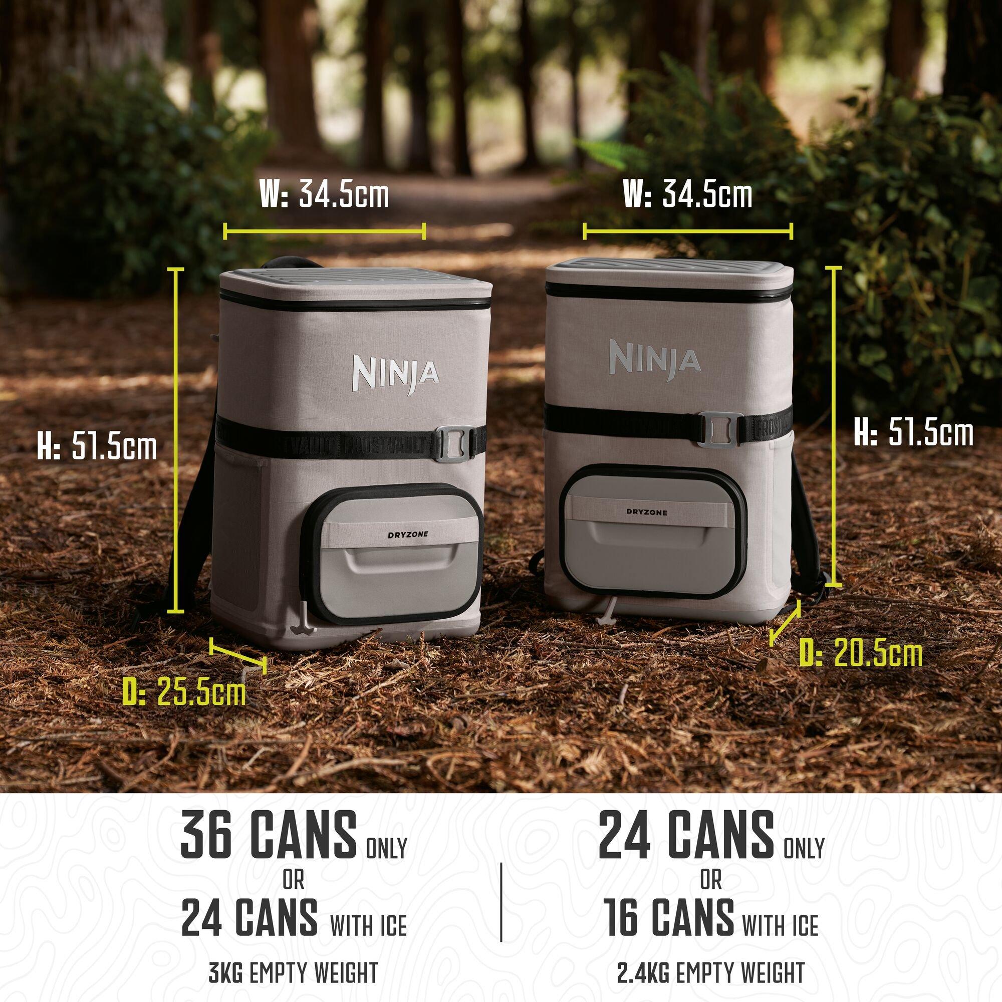 Cream - Ninja - 17 litre Backpack Soft Cooler - 8