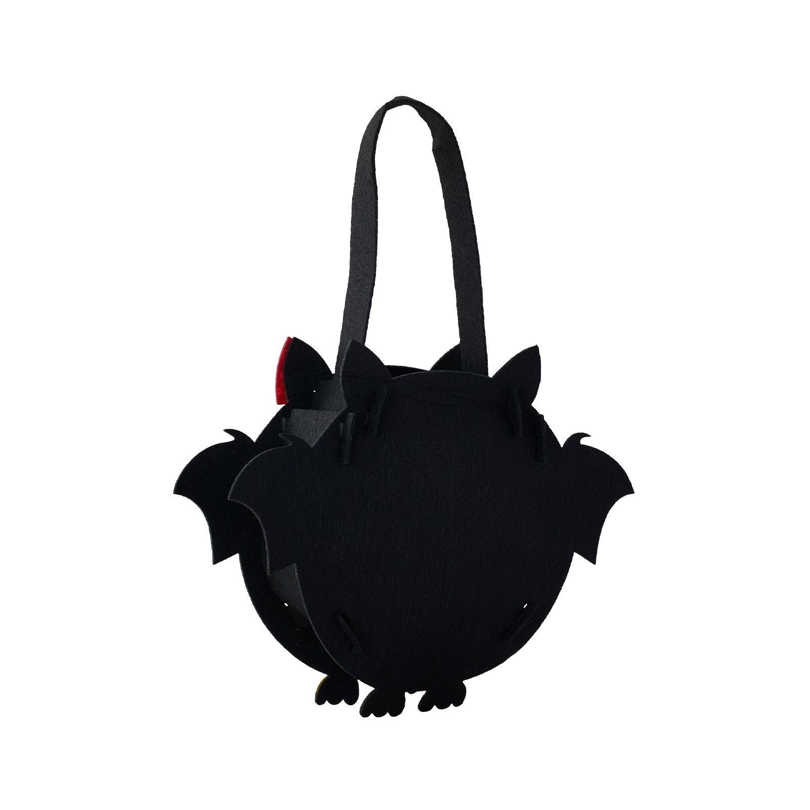 Black - LIFE IDEAS - 2 Pack Halloween Felt Trick or Treat Bags - 4