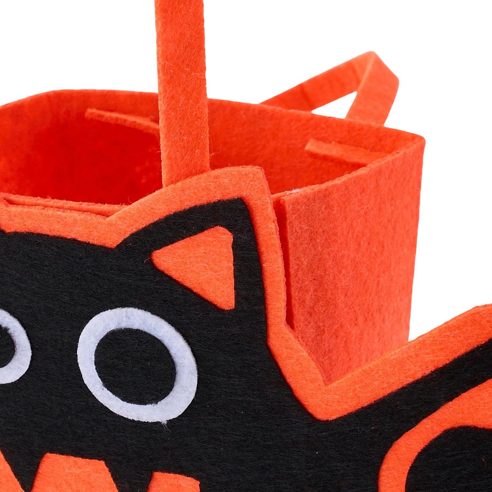 Black - LIFE IDEAS - 2 Pack Halloween Felt Trick or Treat Bags - 8