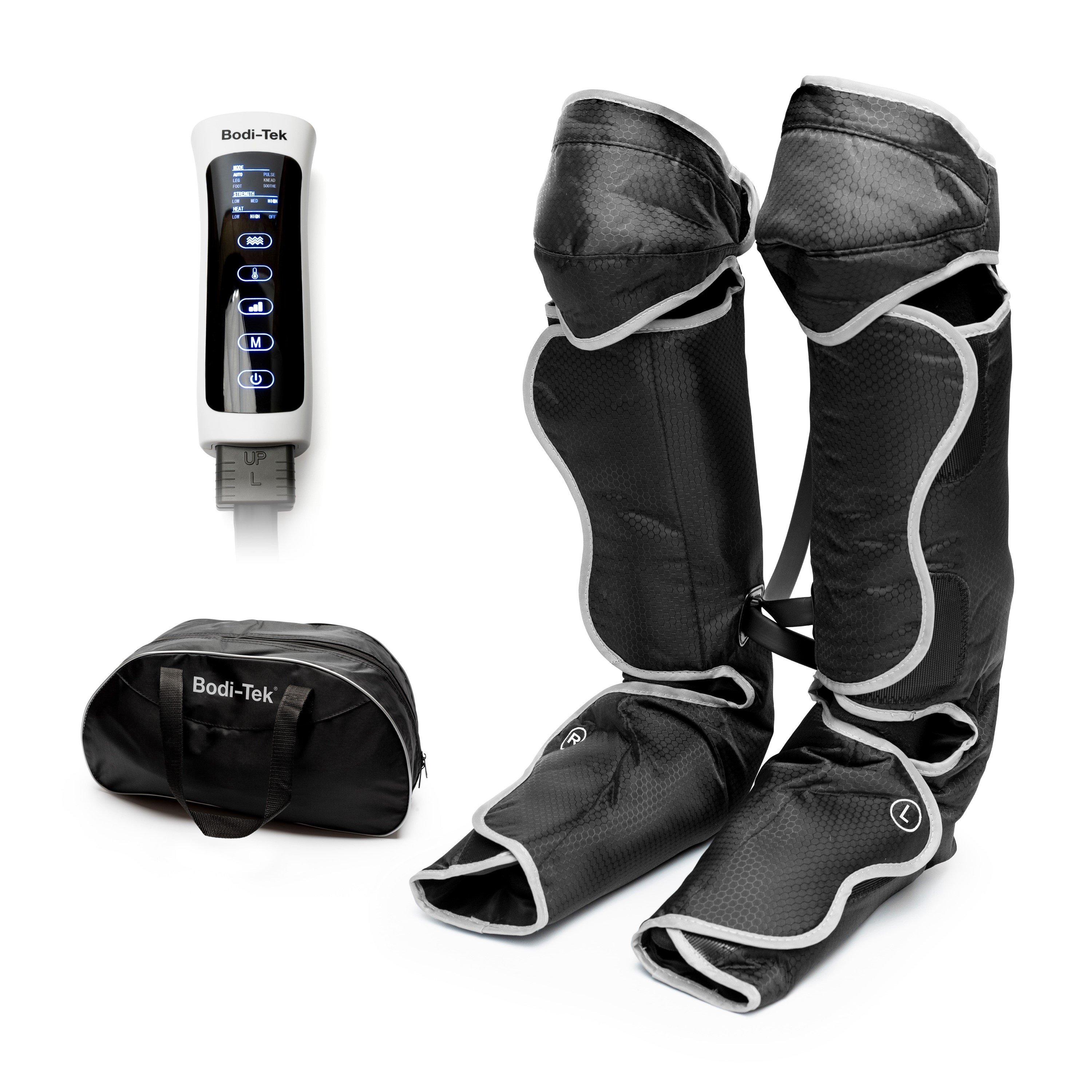 Black - Bodi-Tek - Comfort Air Compression Half Leg Massager - 1