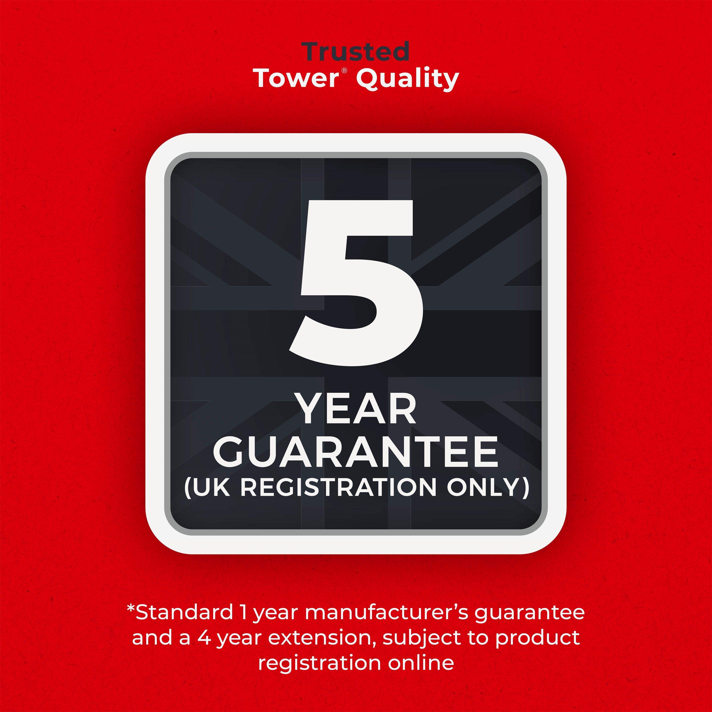 Black - Tower - Smart Start Forged 5pc Cookware Set - 13