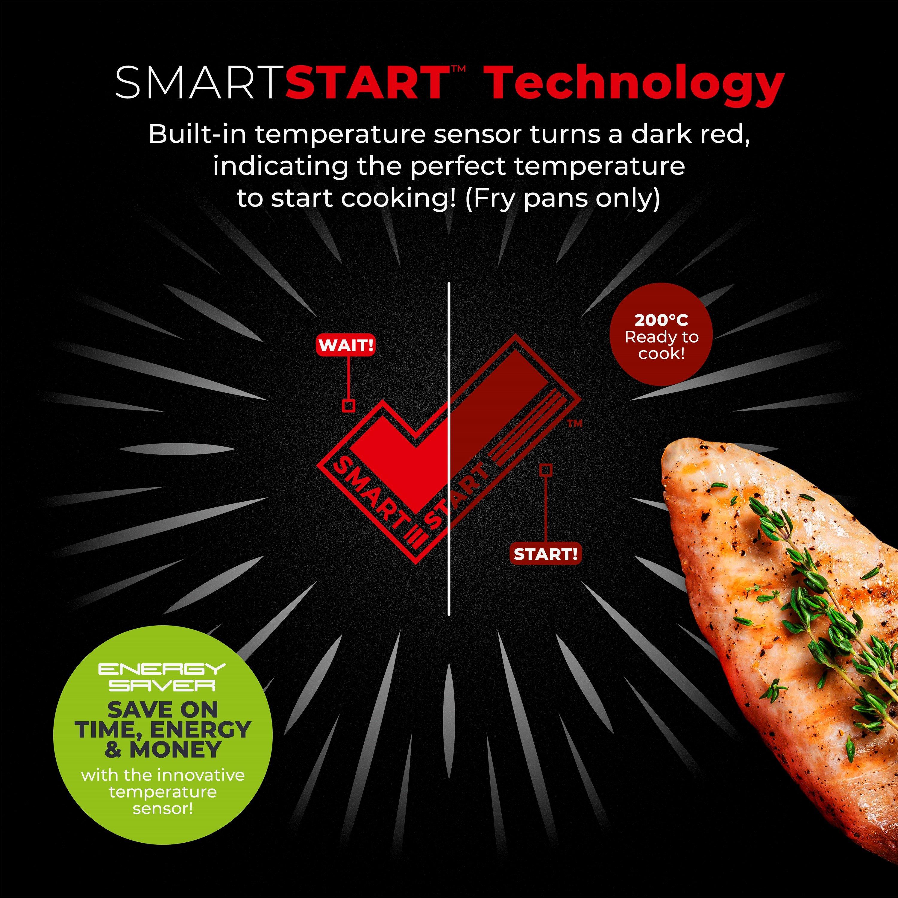 Black - Tower - Smart Start Forged 5pc Cookware Set - 4