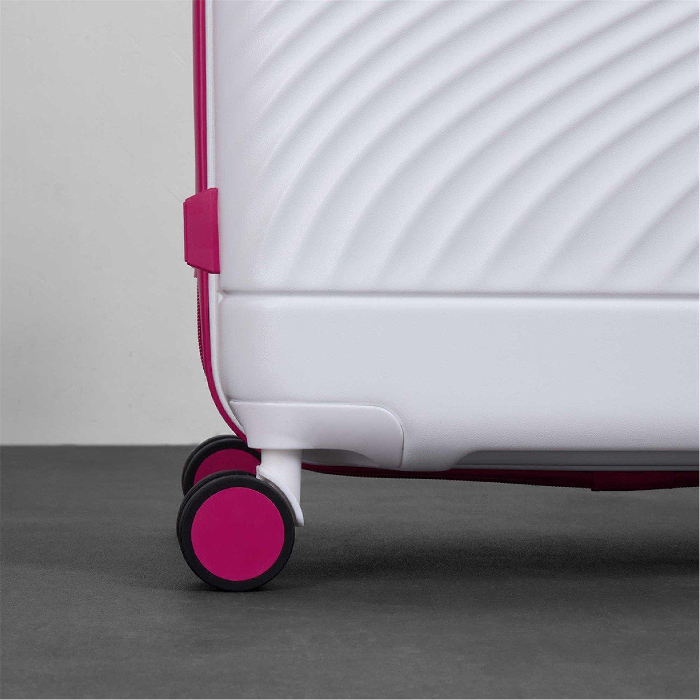 White/Pink - Rock - Rock Love Island Suitcase White/Pink - 3