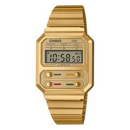 Casio Gold Digital  Stainless Steel Quartz Watch